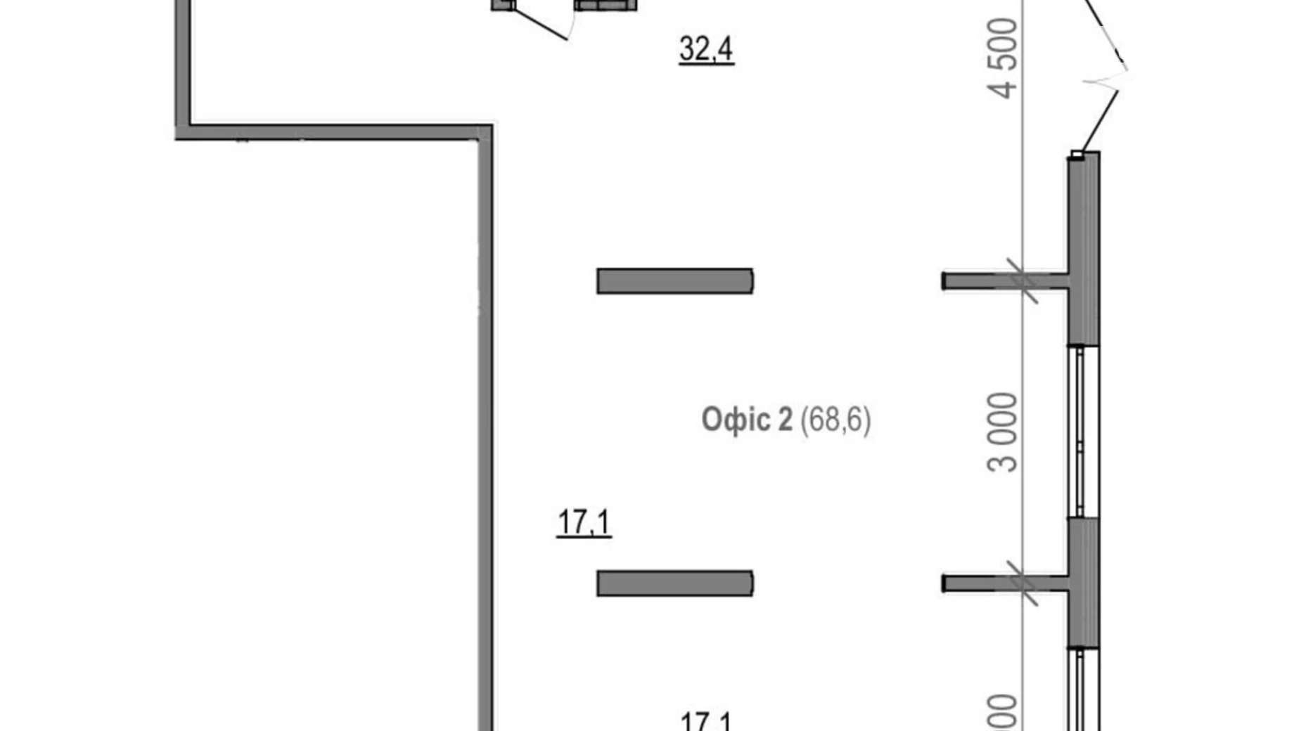 Продается офис 68.6 кв. м в бизнес-центре, цена: 76489 $ - фото 2