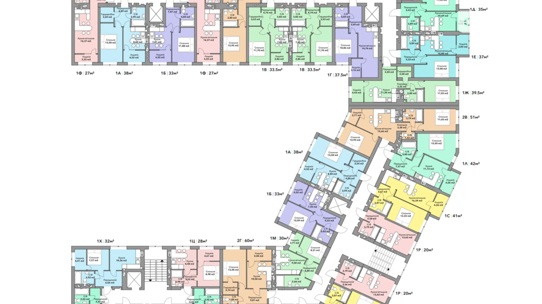 Продається 1-кімнатна квартира 35.5 кв. м у Ірпені, вул. Лисенка, 21 - фото 2