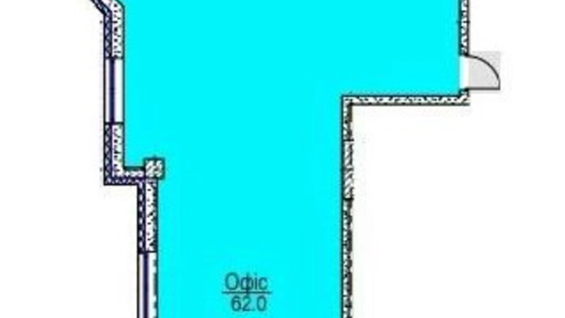 Продается офис 62 кв. м в бизнес-центре, цена: 74400 $ - фото 2