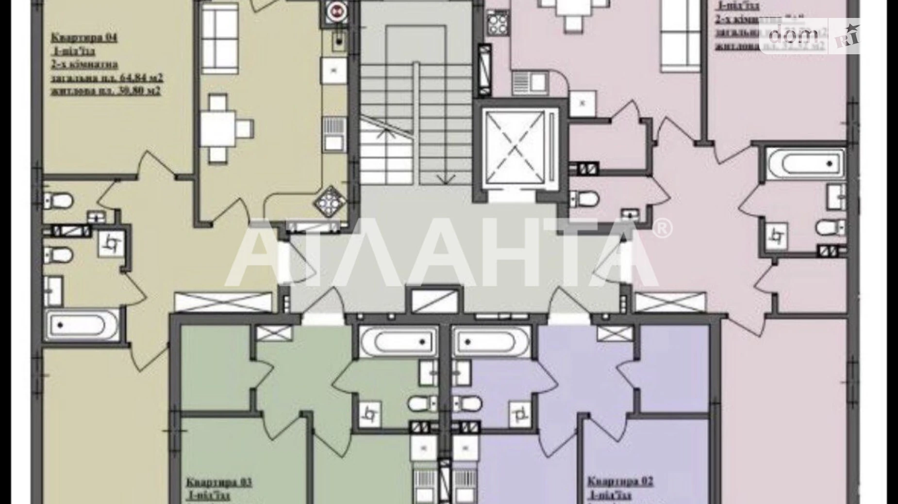 Продается 2-комнатная квартира 73.79 кв. м в Сокольниках, ул. Трускавецкая - фото 4