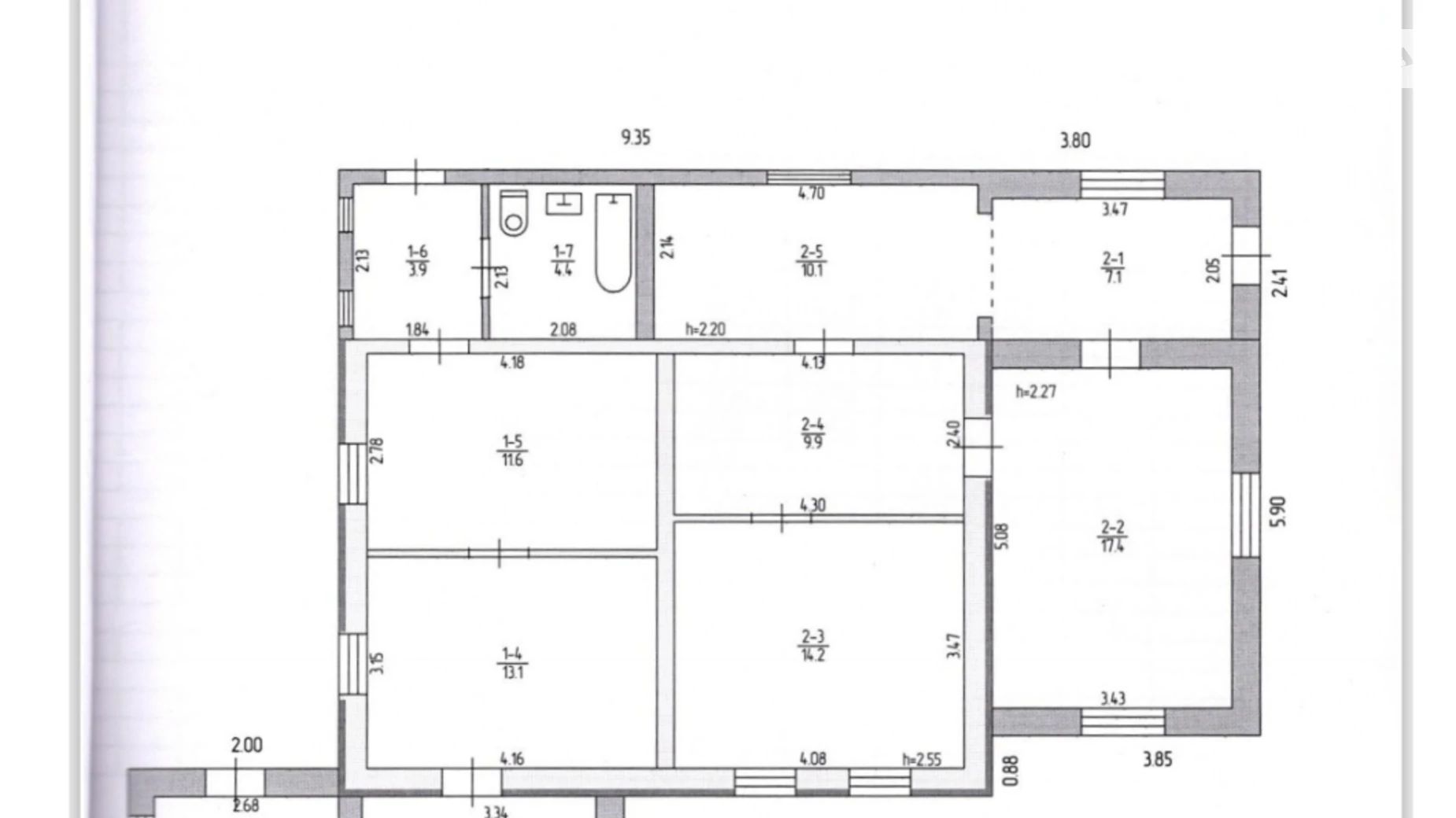 Продається частина будинку 98 кв. м з балконом, цена: 24000 $ - фото 2