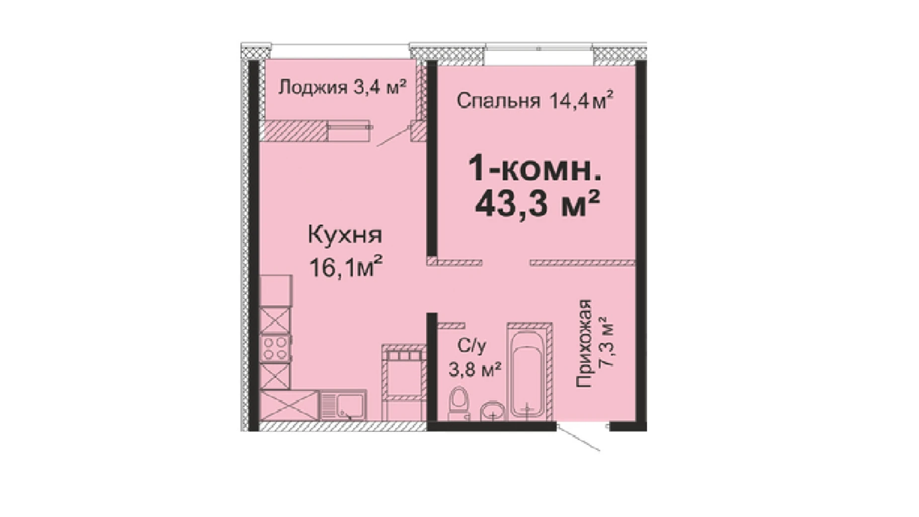 ул. Варненская Киевский Одесса ЖК Скай Сити, цена: 43500 $ - фото 2