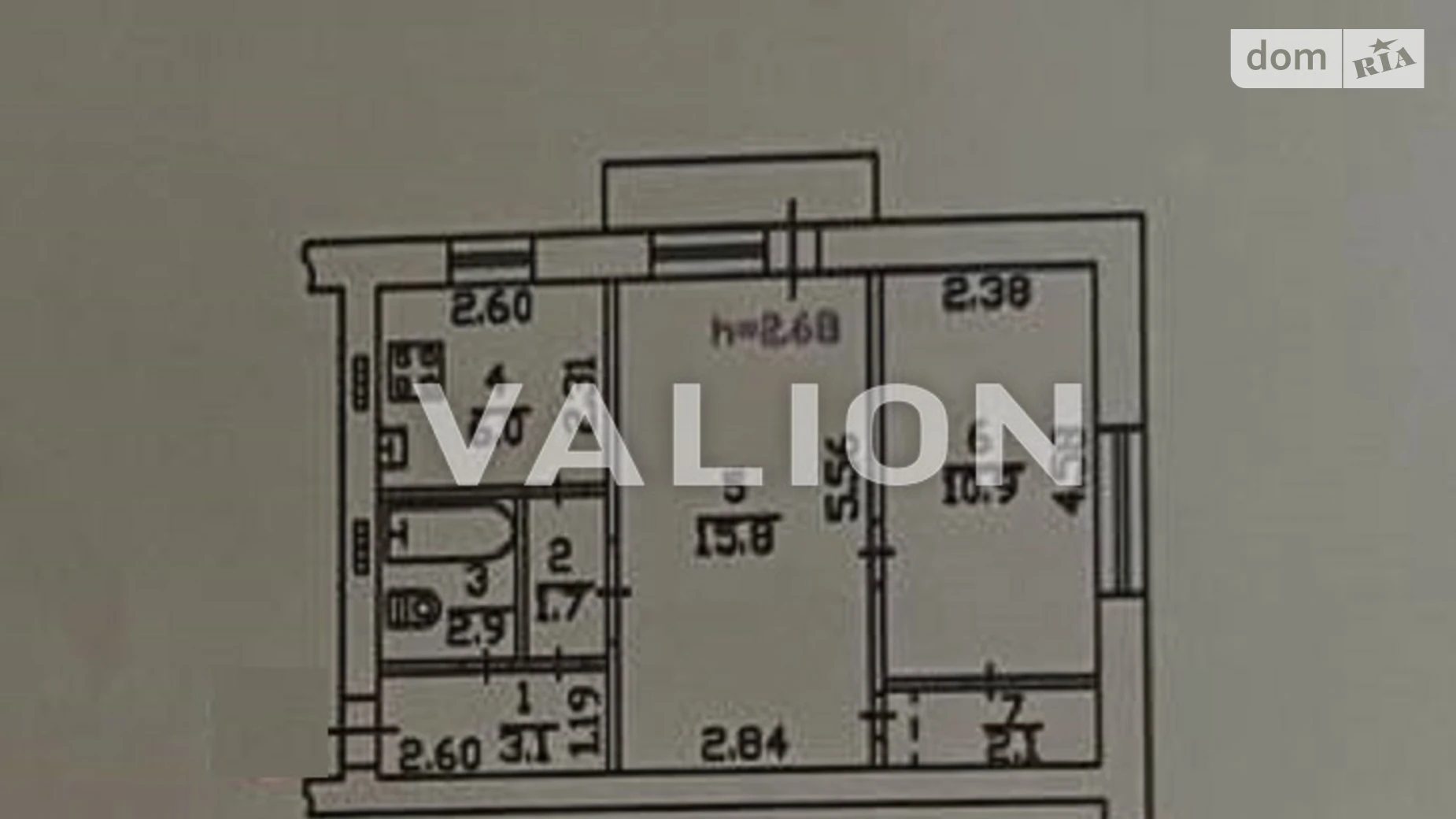 Продается 2-комнатная квартира 44.4 кв. м в Киеве, ул. Борщаговская, 202 - фото 3