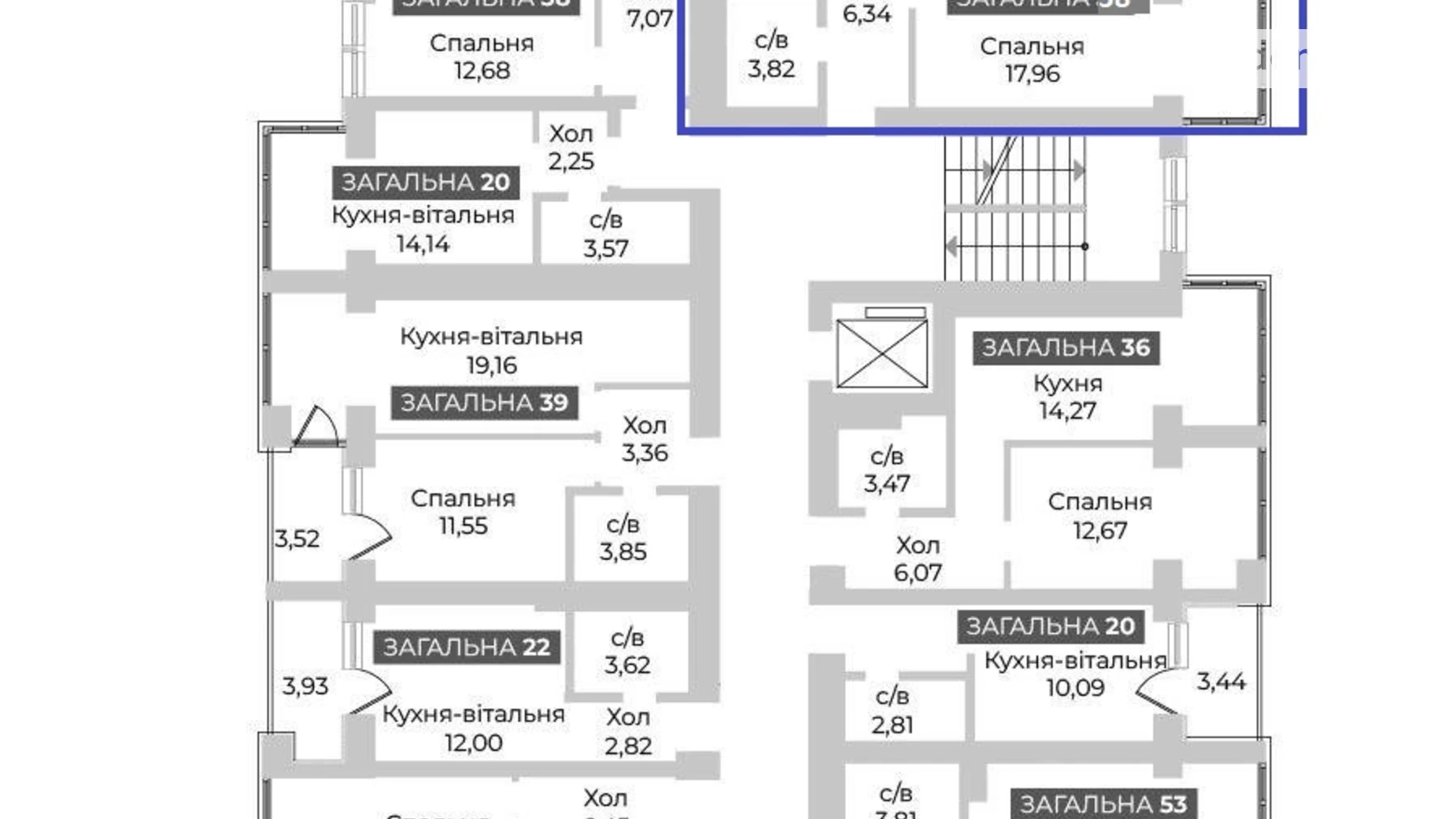 Продается 2-комнатная квартира 58.15 кв. м в Гостомеле, ул. Соборная, 1 - фото 4