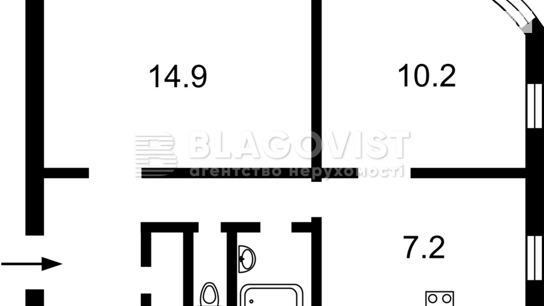 Продается 2-комнатная квартира 44 кв. м в Киеве, цена: 160000 $ - фото 4