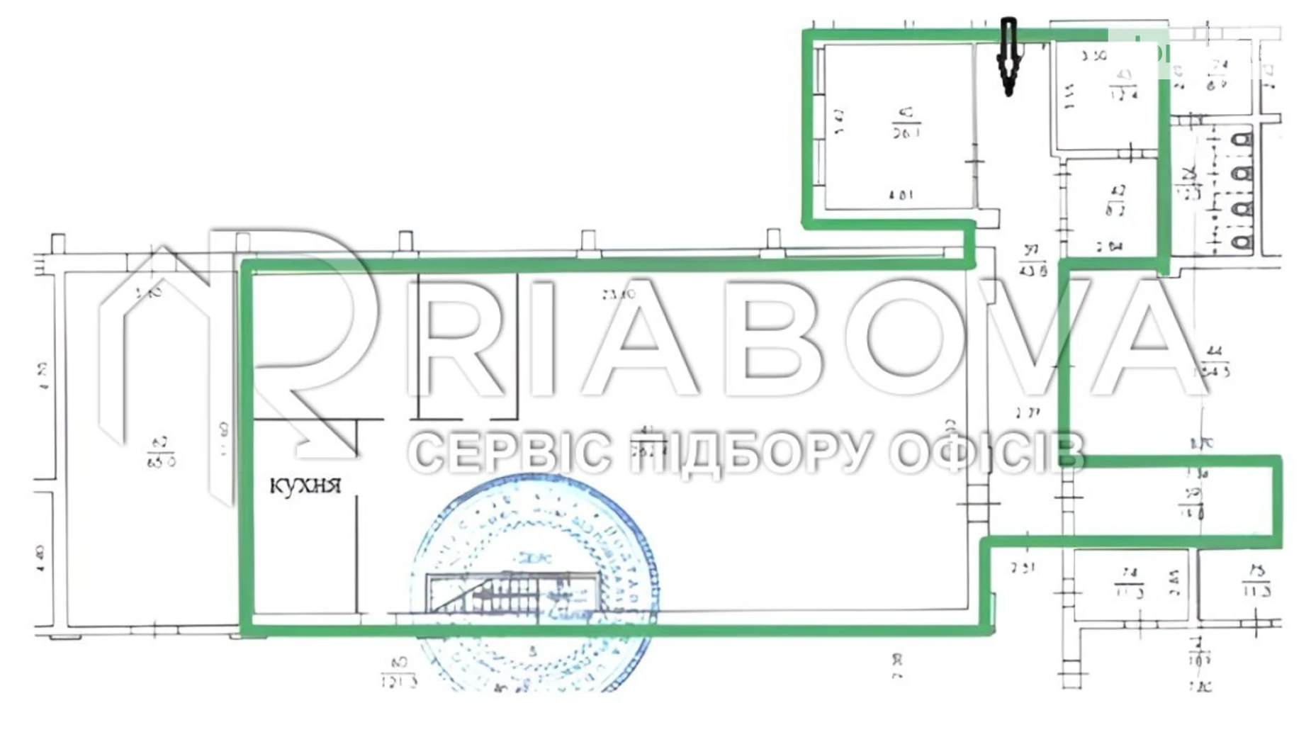 Сдается в аренду офис 370 кв. м в бизнес-центре, цена: 166500 грн - фото 2
