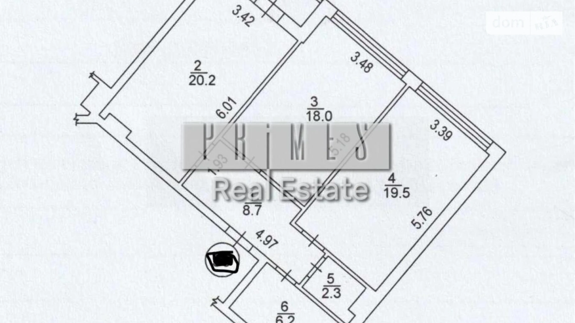 Продается 2-комнатная квартира 76.3 кв. м в Киеве, Крепостной(Тверской) туп., 7В - фото 5
