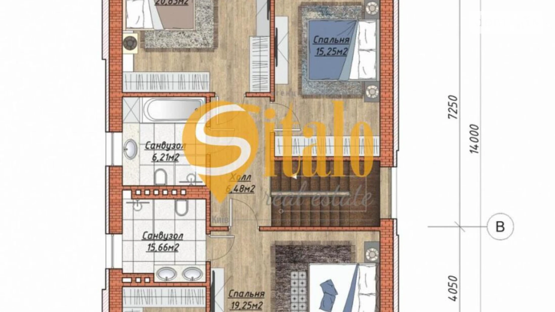 Продается дом на 2 этажа 177 кв. м с террасой, цена: 155000 $ - фото 5