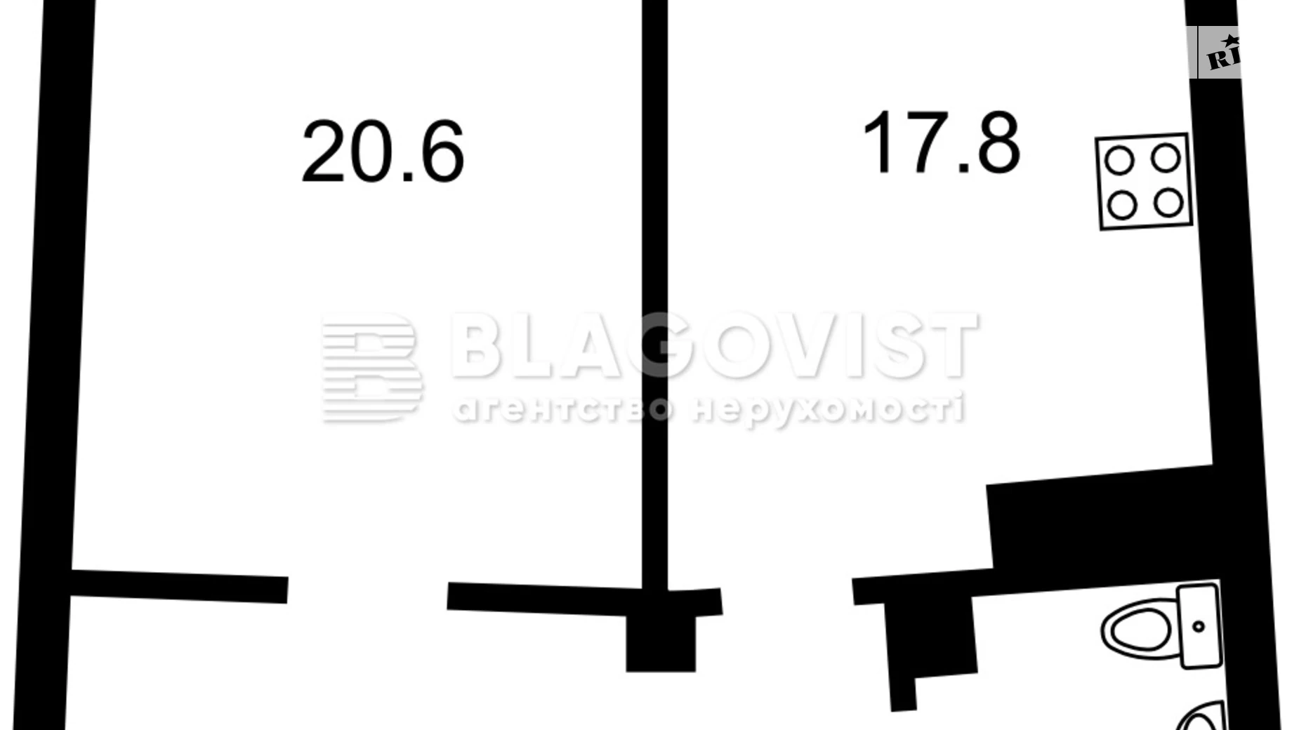 Продается 1-комнатная квартира 57 кв. м в Киеве, ул. Юлии Здановской(Ломоносова), 71 - фото 4