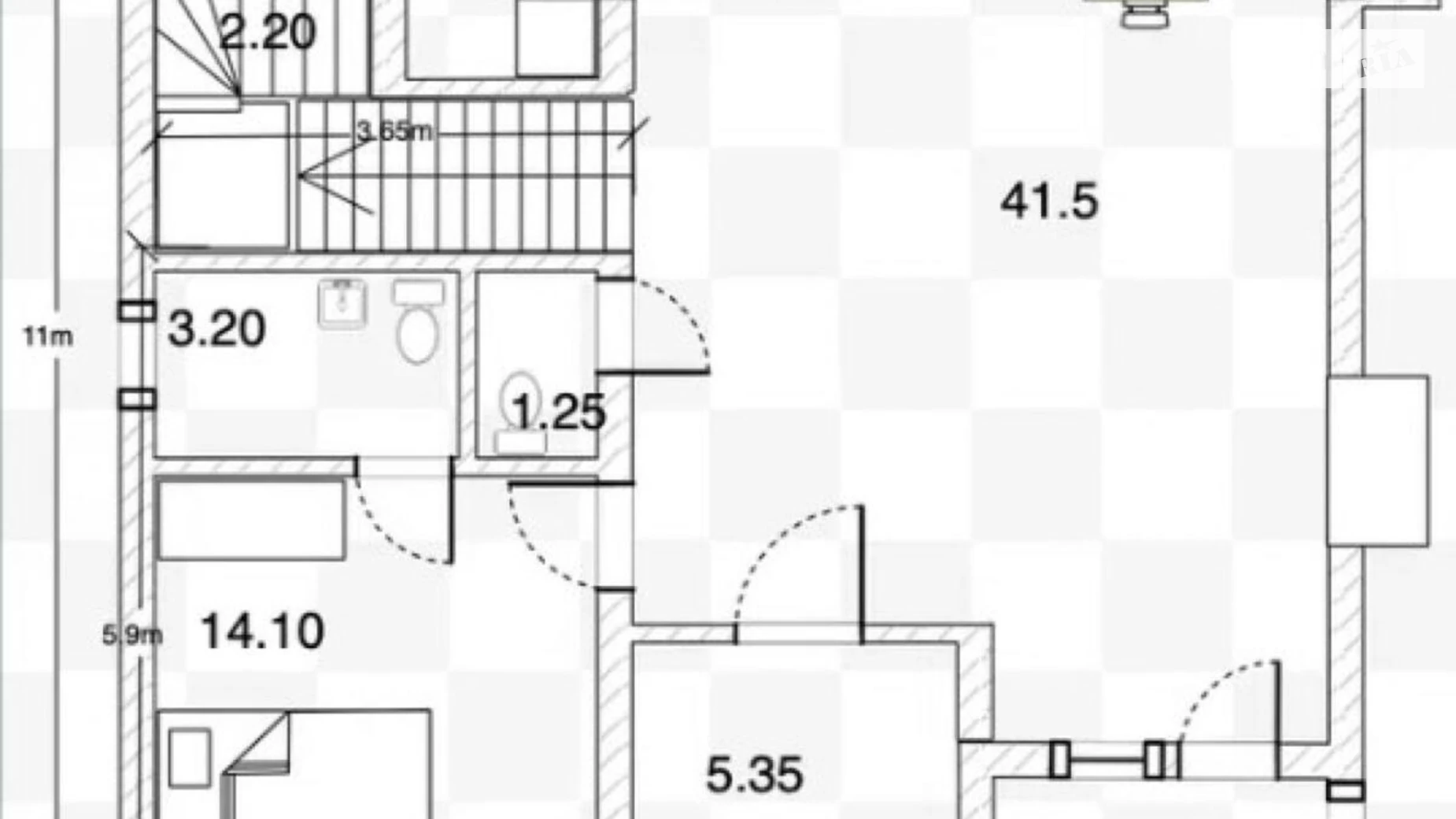 Продается дом на 2 этажа 161.8 кв. м с садом, цена: 115000 $ - фото 3