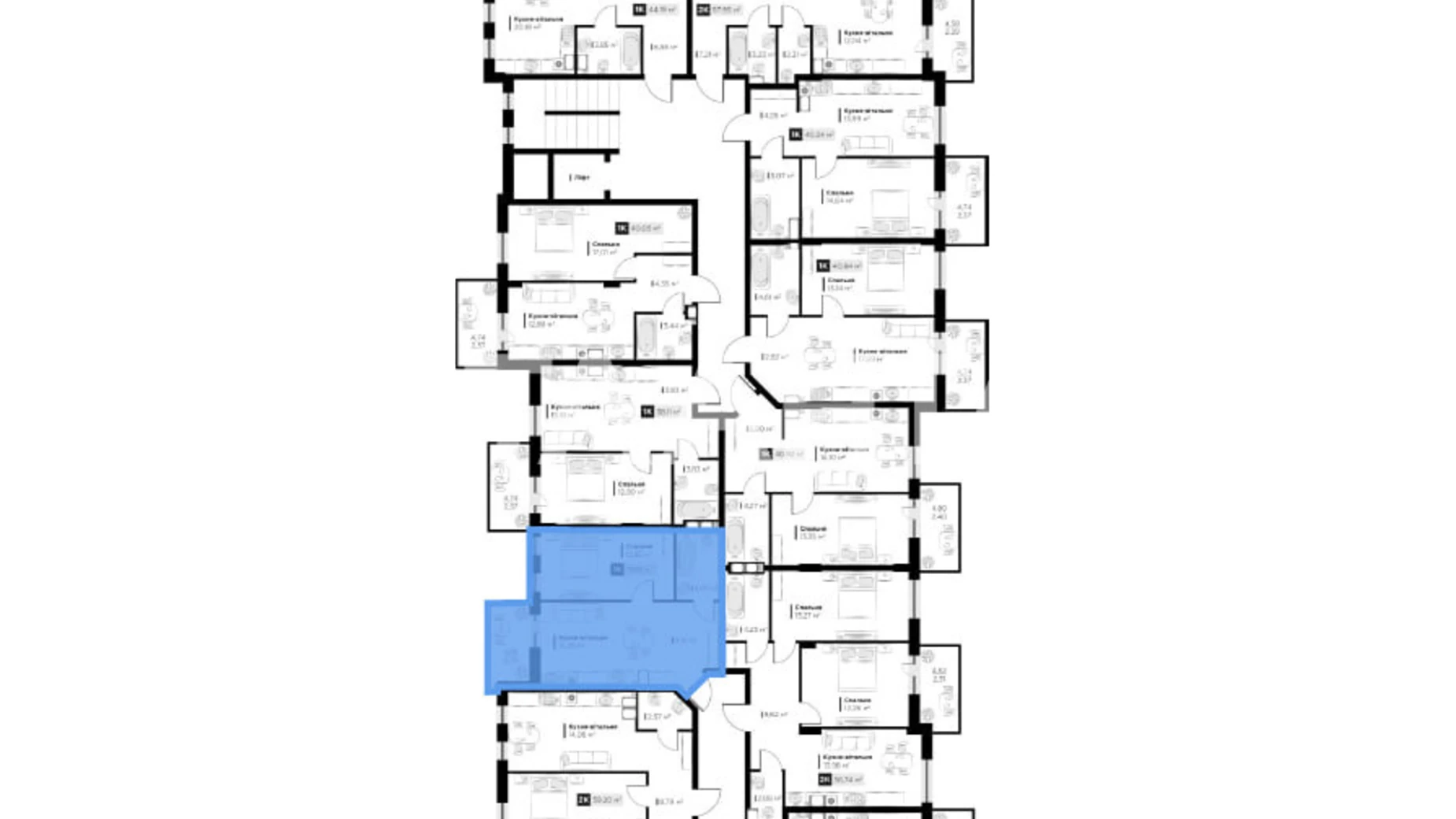 Продается 1-комнатная квартира 38.81 кв. м в Львове, ул. Филиппа Орлика - фото 5