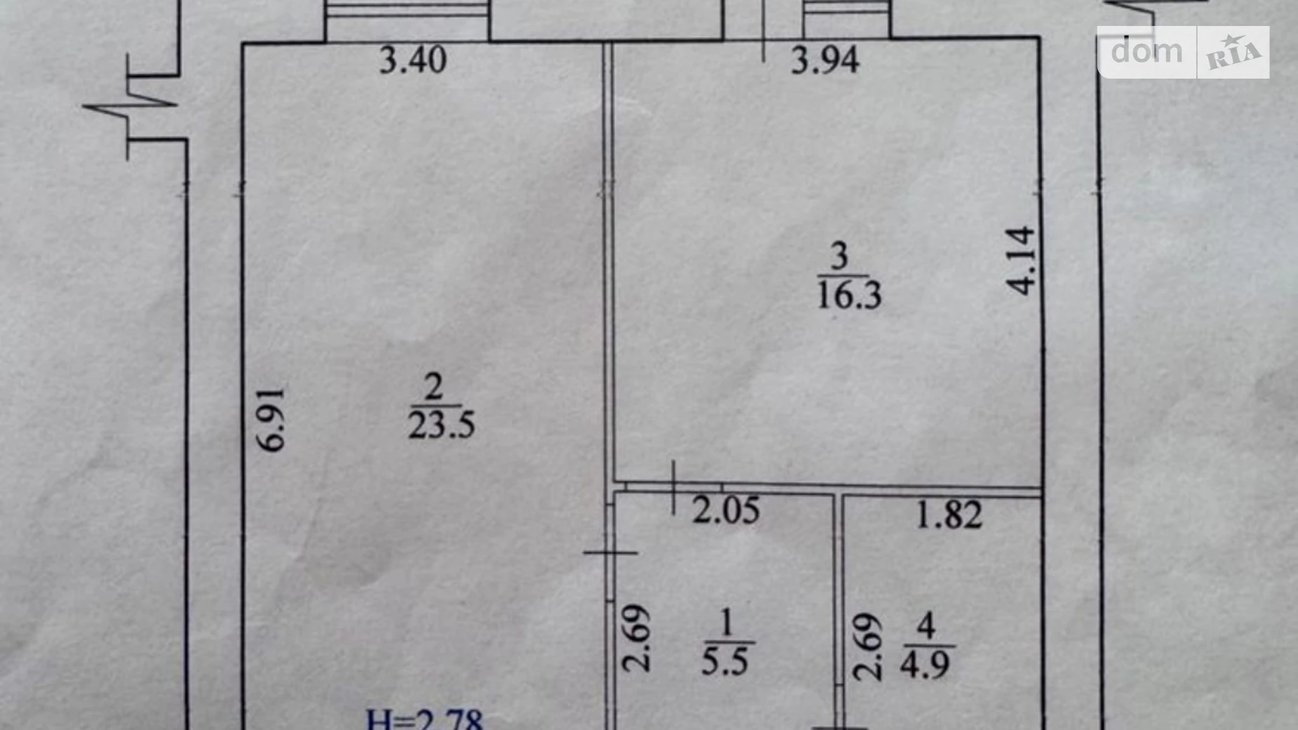 Продается 1-комнатная квартира 53 кв. м в Харькове, ул. Елизаветинская, 7В - фото 3