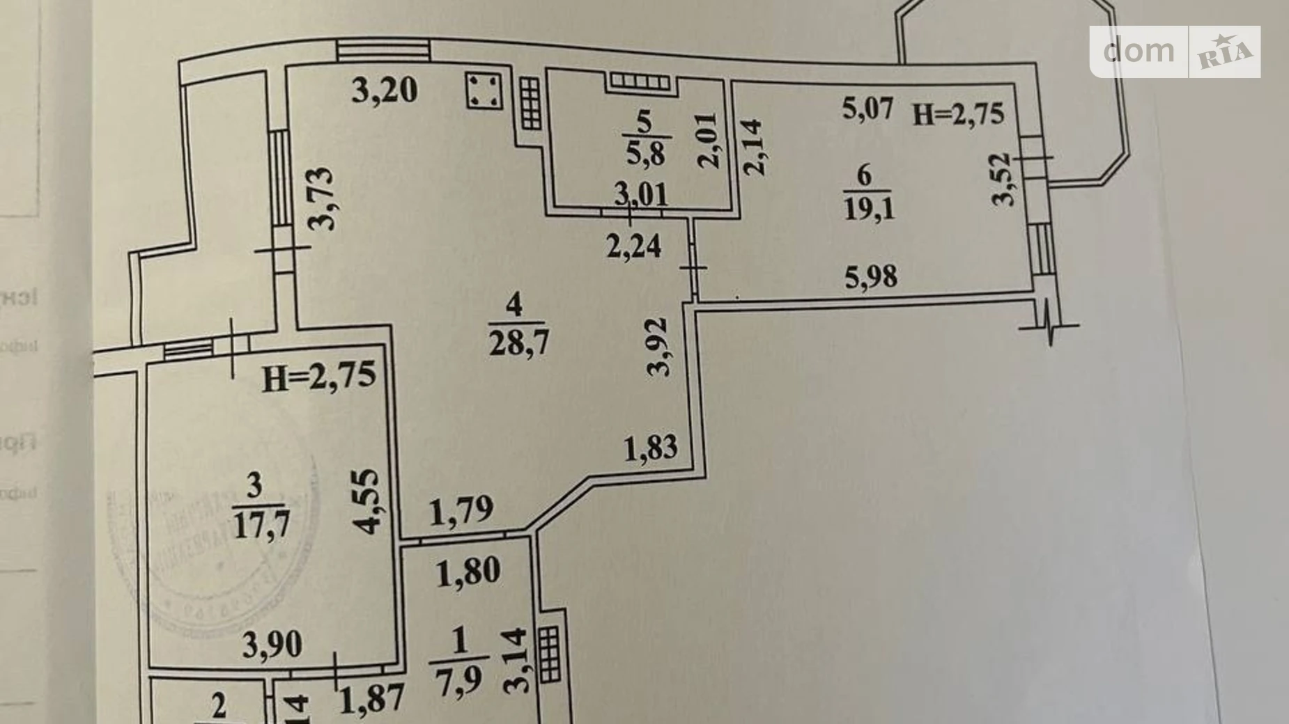 Продается 2-комнатная квартира 94.1 кв. м в Одессе, ул. Евгения Чикаленко(Академика Вильямса), 58А - фото 4