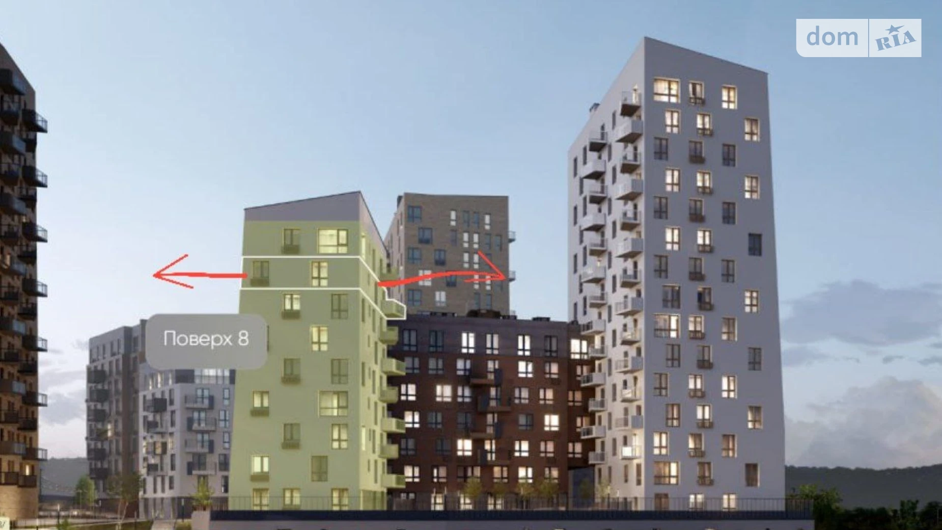 Продается 1-комнатная квартира 38 кв. м в, цена: 58035 $ - фото 2