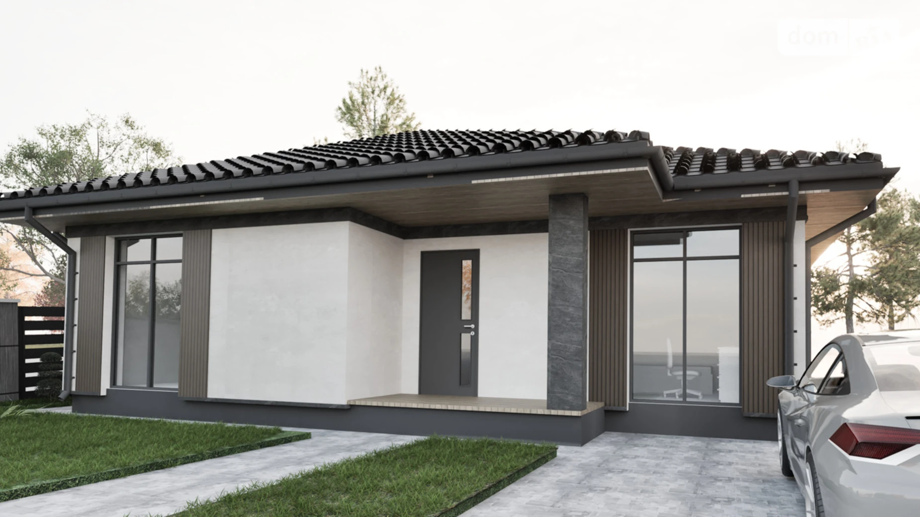 Продается одноэтажный дом 88 кв. м с камином, цена: 85000 $ - фото 2