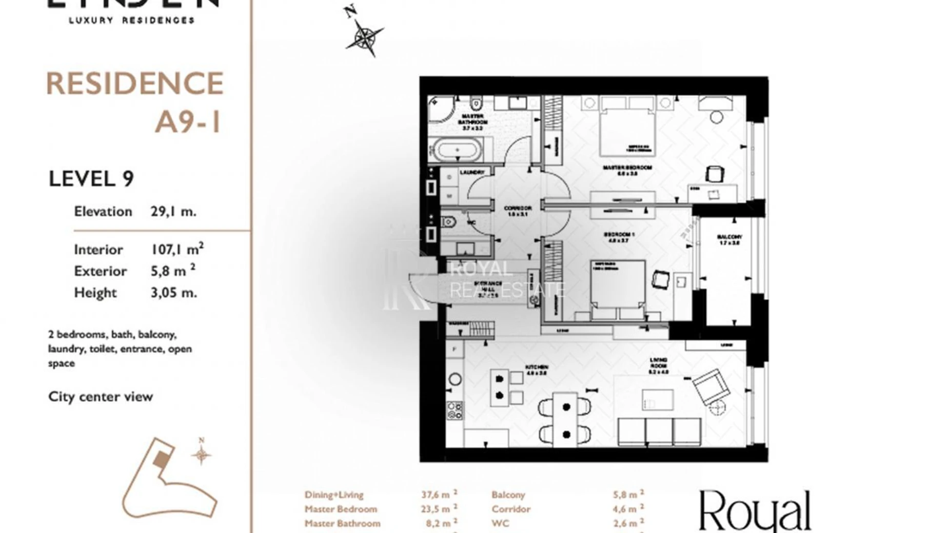Продается 3-комнатная квартира 106.1 кв. м в Киеве, ул. Лютеранская, 14В - фото 3