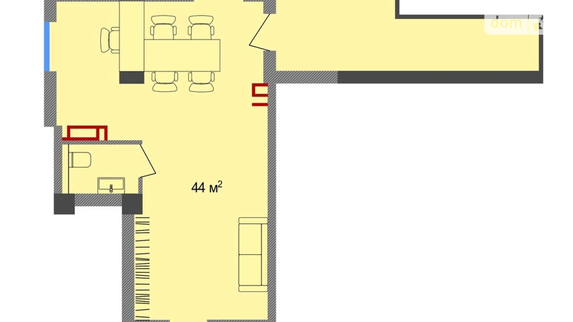 Продается офис 44 кв. м в бизнес-центре, цена: 39600 $ - фото 2