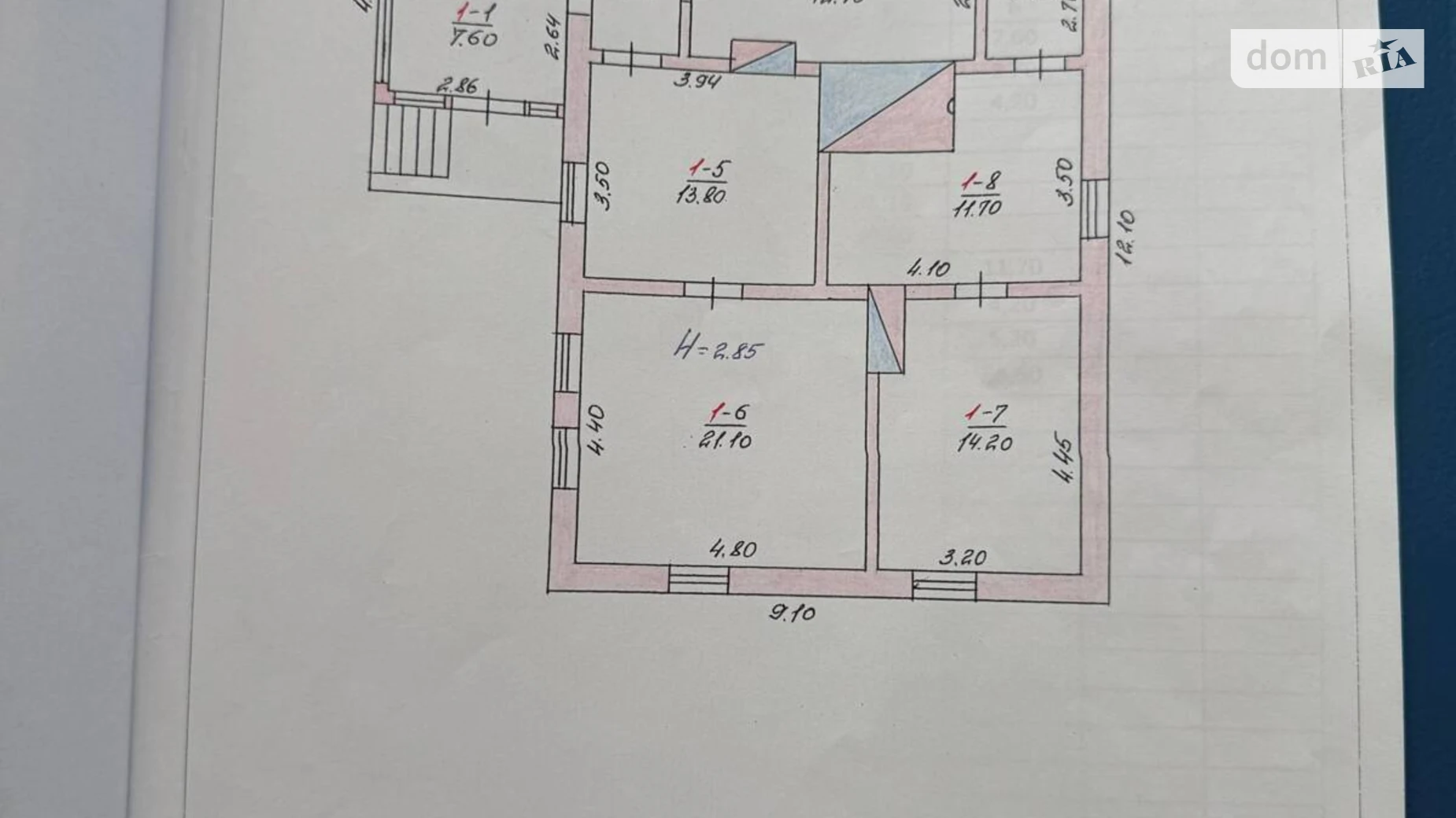 Продається одноповерховий будинок 98.4 кв. м з садом, цена: 12000 $ - фото 2