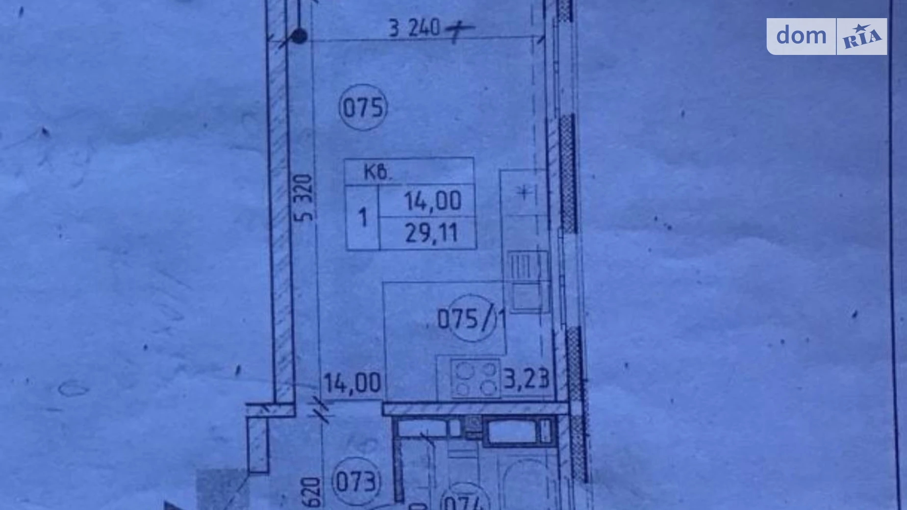Продается 1-комнатная квартира 30 кв. м в Киеве, цена: 48000 $ - фото 4