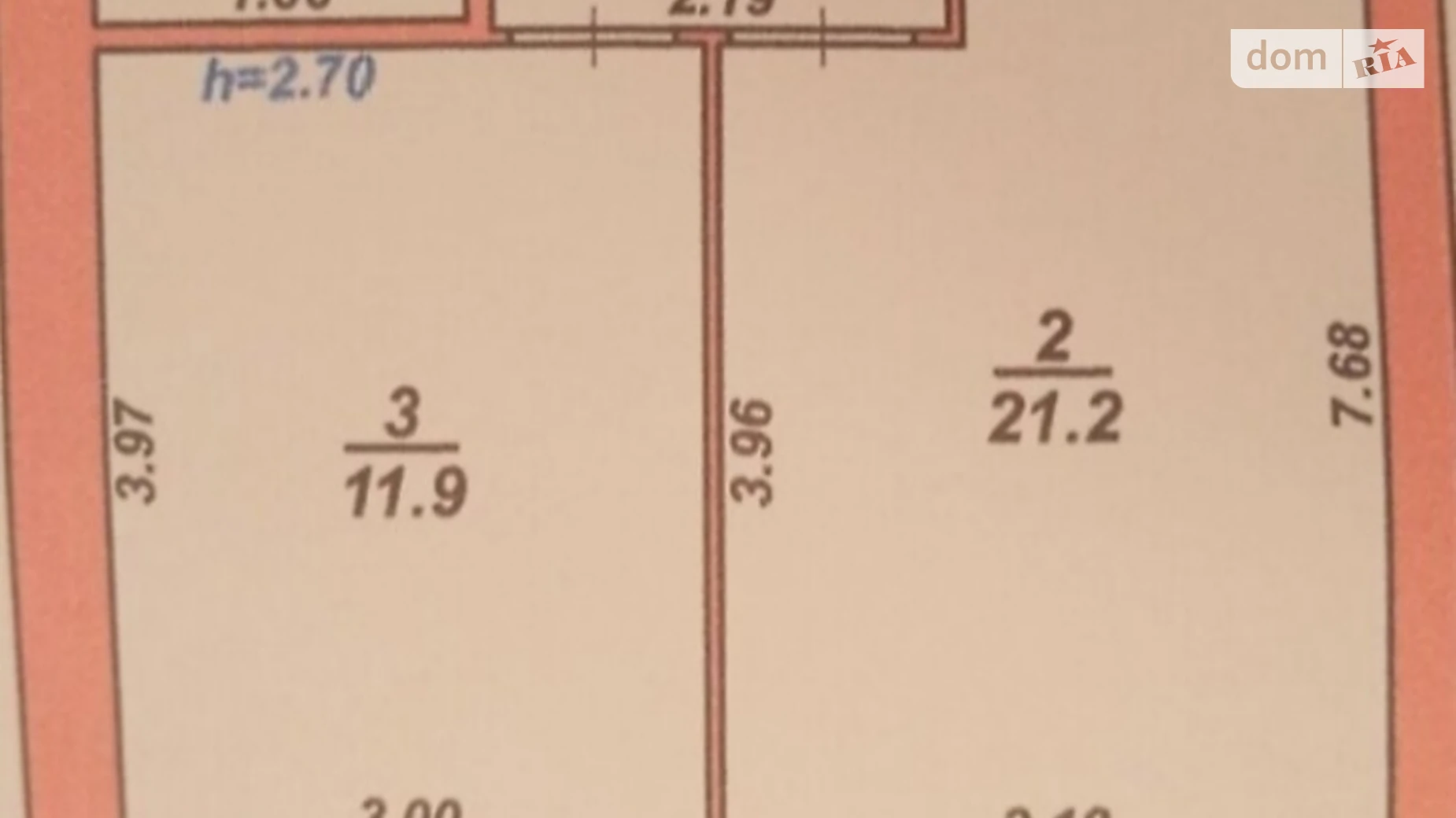 Продается 1-комнатная квартира 43 кв. м в Хмельницком, ул. Институтская, 6/1Б - фото 2