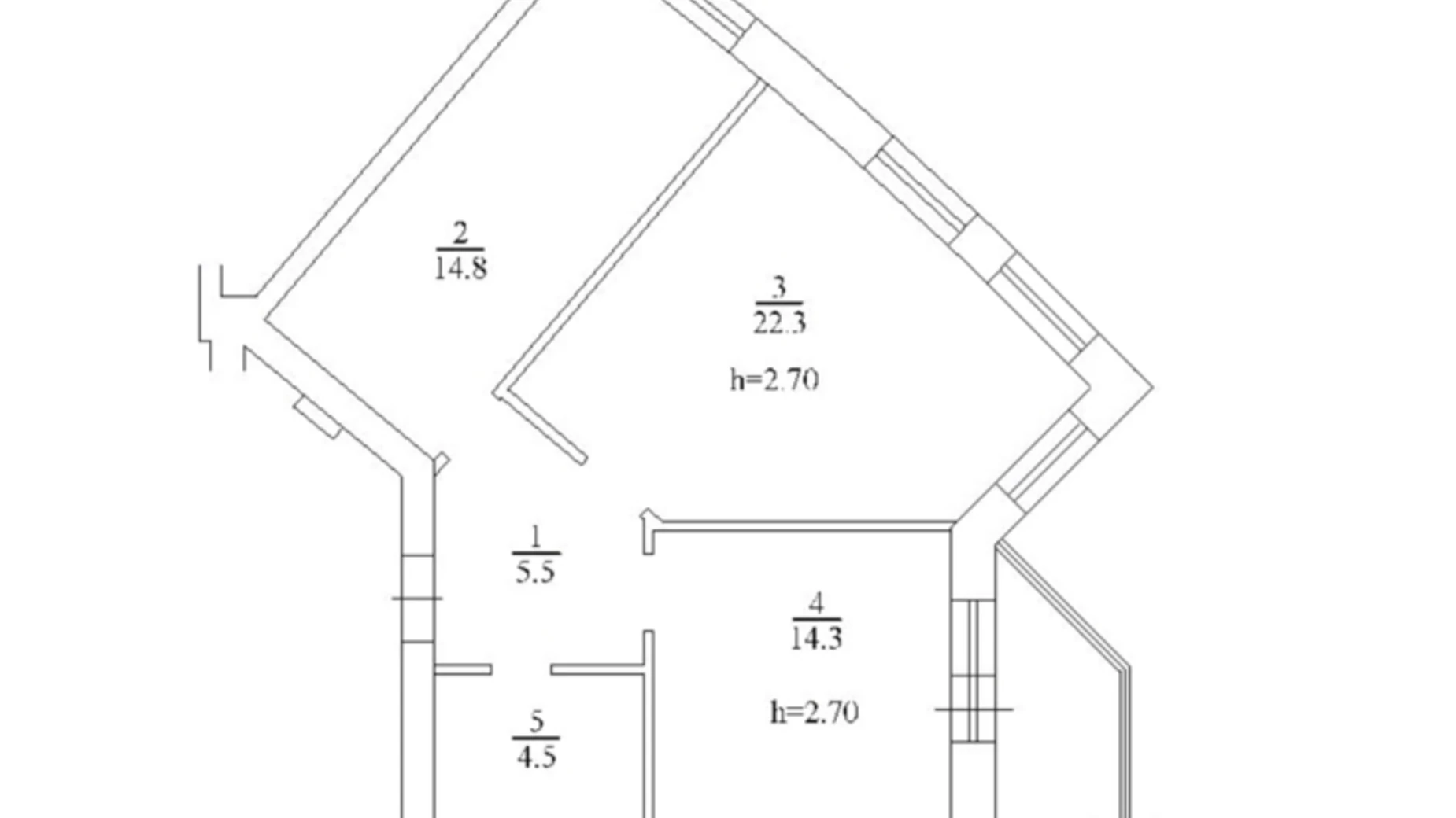 Продается 2-комнатная квартира 61.1 кв. м в Белой Церкви, ул. Запорожская, 17 - фото 4