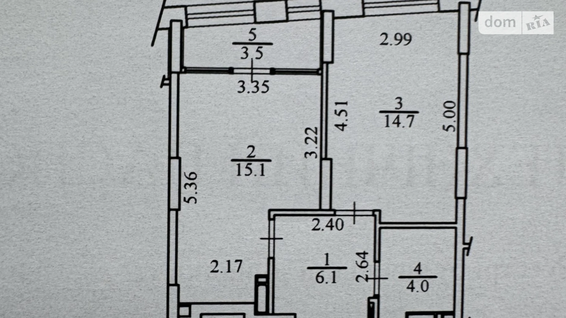 Продается 1-комнатная квартира 43.4 кв. м в Киеве, цена: 60000 $ - фото 4