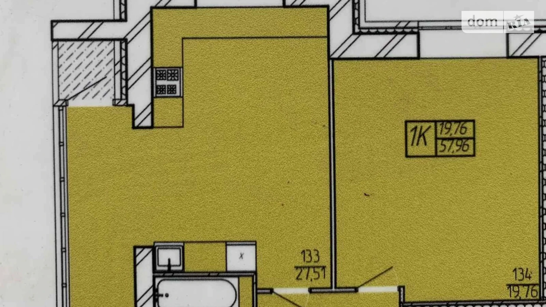 Продается 1-комнатная квартира 48.15 кв. м в Хмельницком, ул. Панаса Мирного, 16/1 - фото 4