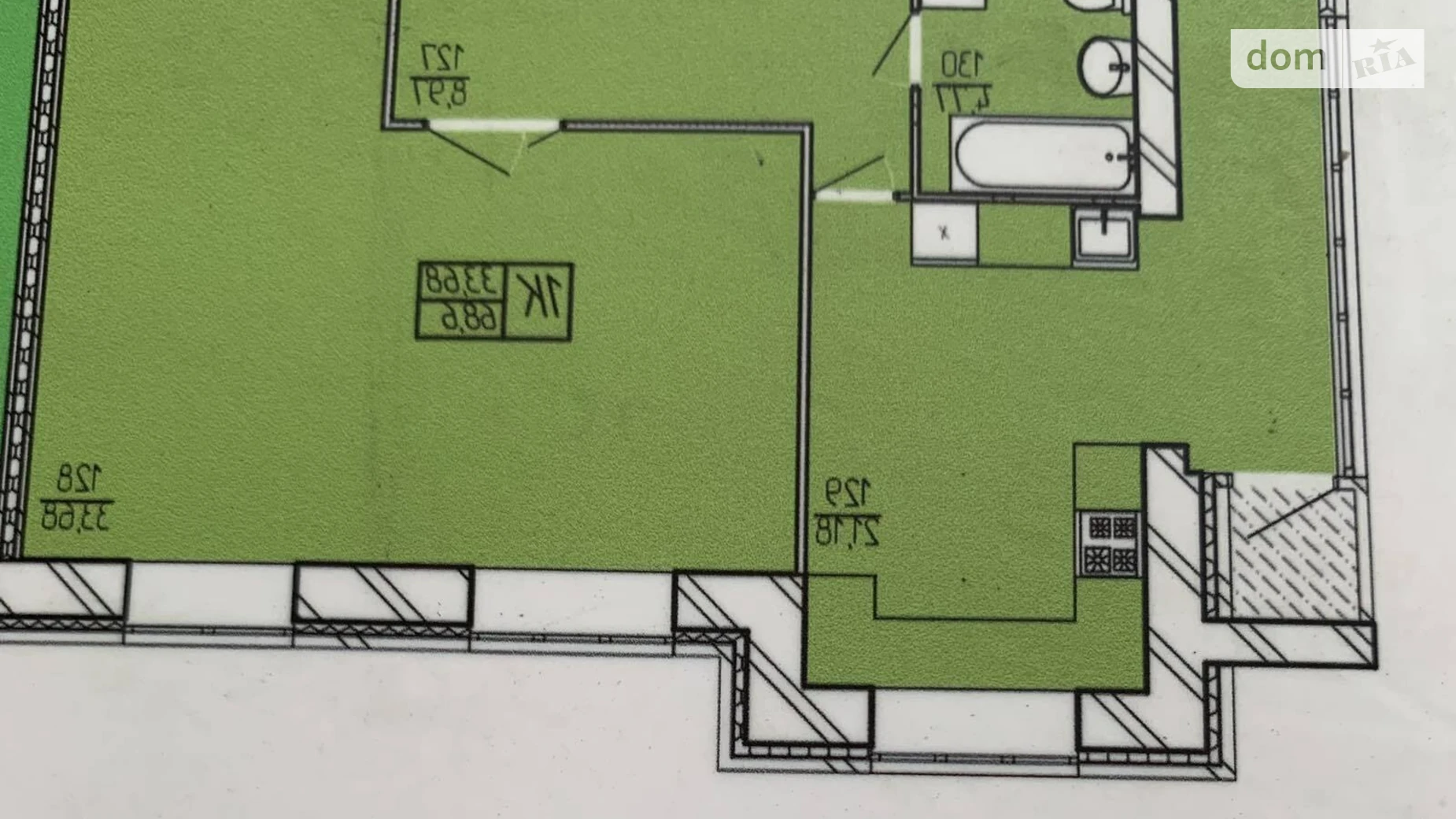Продается 1-комнатная квартира 48.15 кв. м в Хмельницком, ул. Панаса Мирного, 16/1 - фото 5