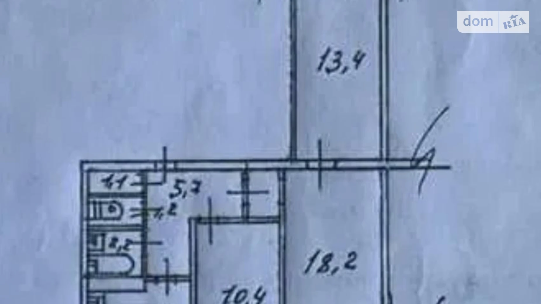 Продается 3-комнатная квартира 62.4 кв. м в Киеве, просп. Леся Курбаса(50-летия Октября), 9 - фото 3