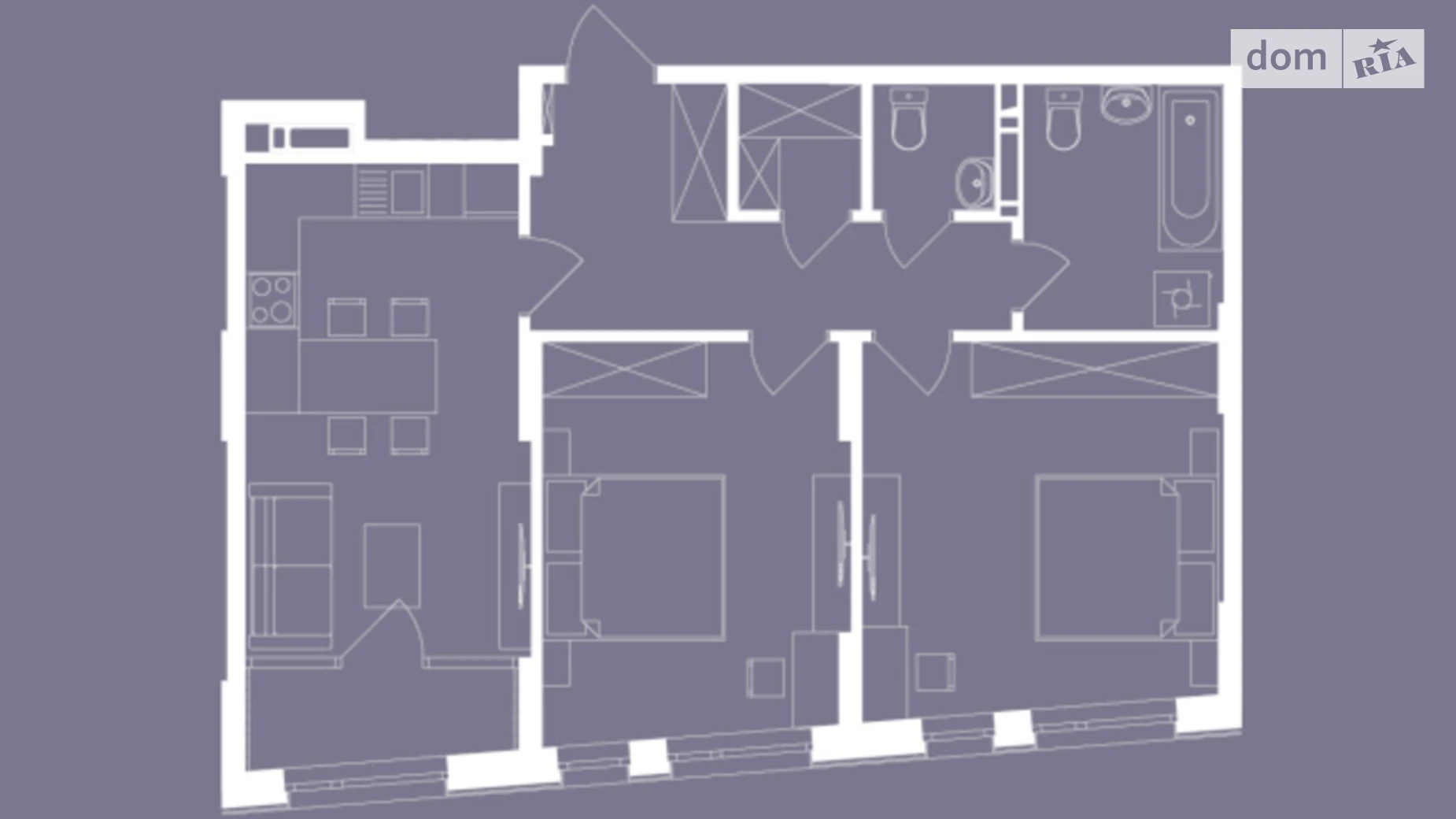 Продается 2-комнатная квартира 67.2 кв. м в Киеве, Столичное шоссе, 1Б - фото 2