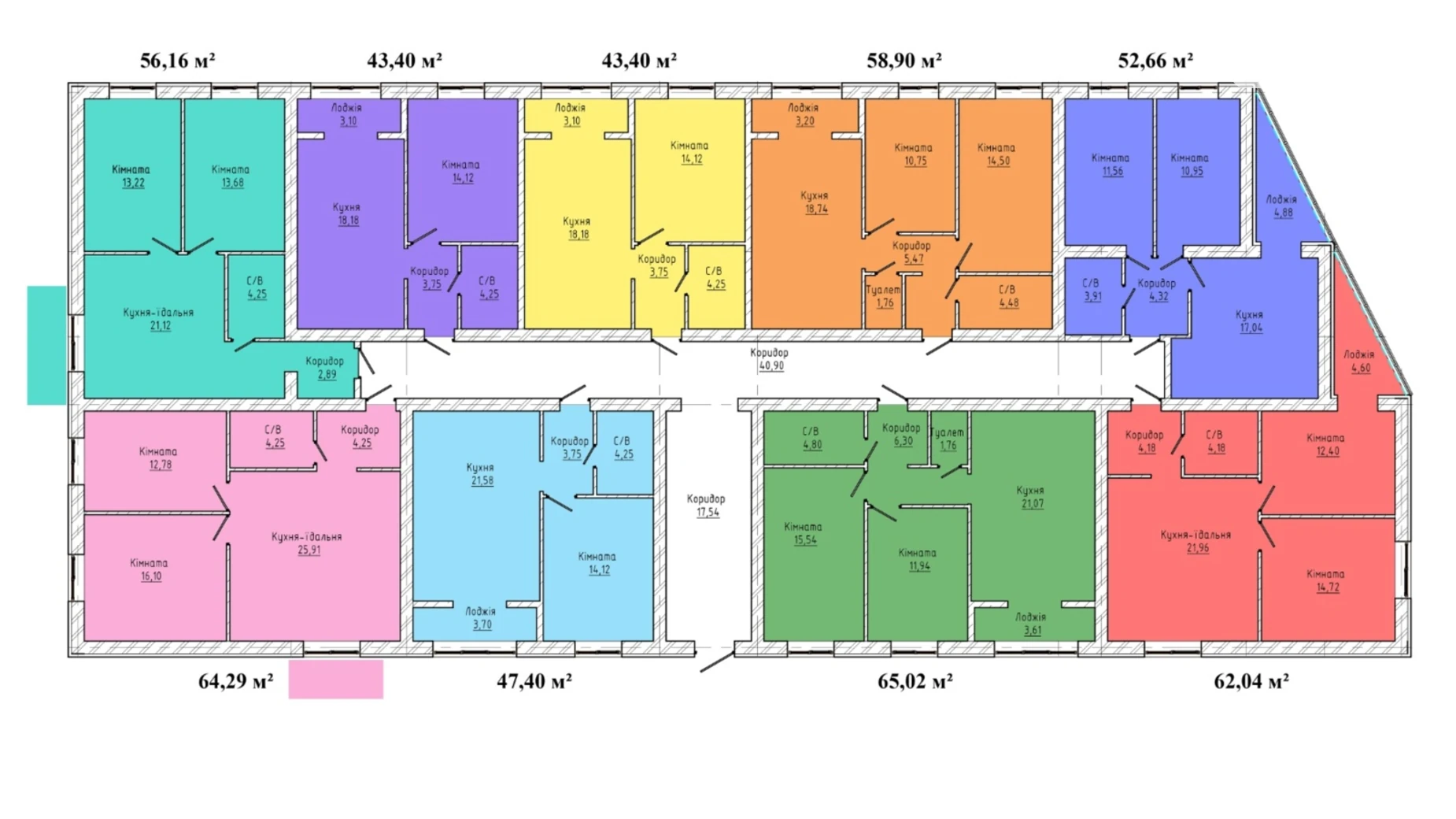 1-комнатная квартира 43.1 кв. м в Тернополе, цена: 31032 $ - фото 5