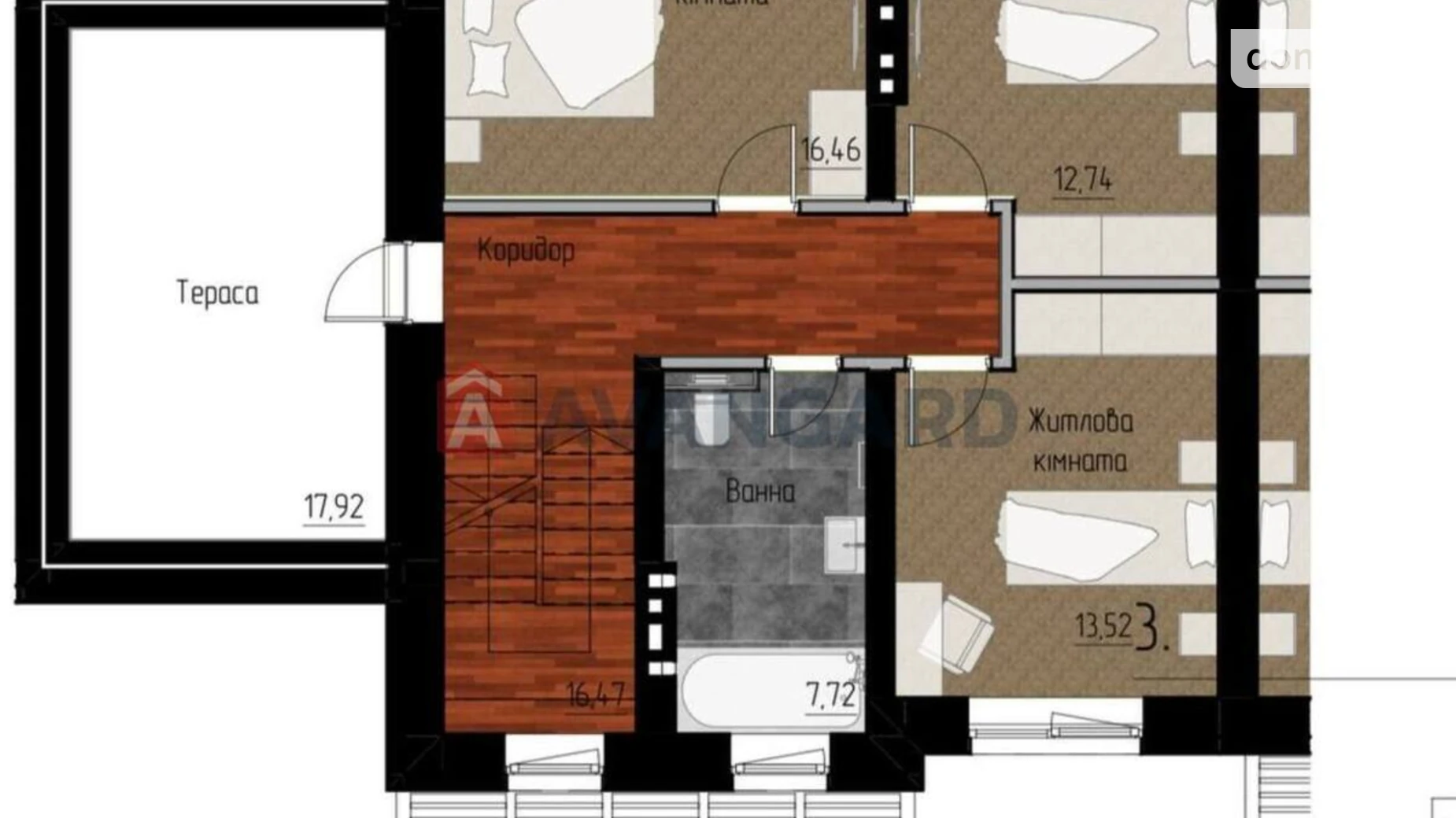 Продается дом на 2 этажа 165 кв. м с мансардой, цена: 181500 $ - фото 3