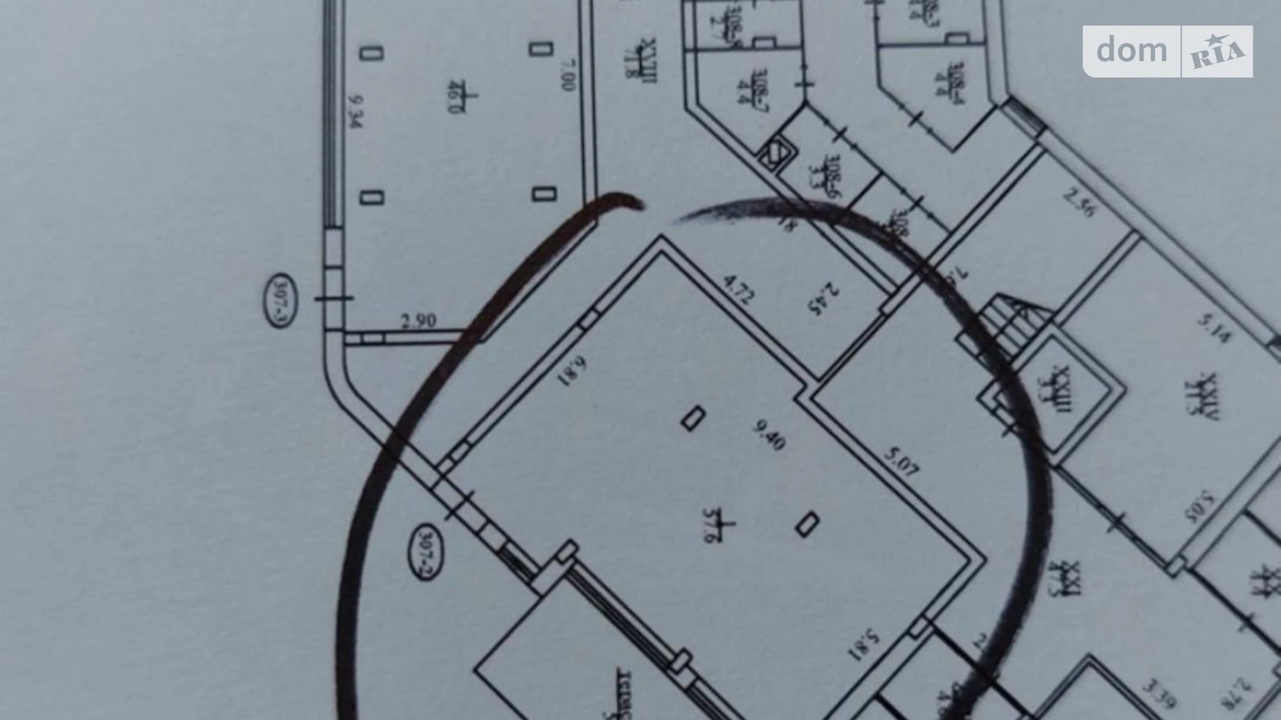 Здається в оренду приміщення вільного призначення 63 кв. м в 8-поверховій будівлі, цена: 1400 $ - фото 2