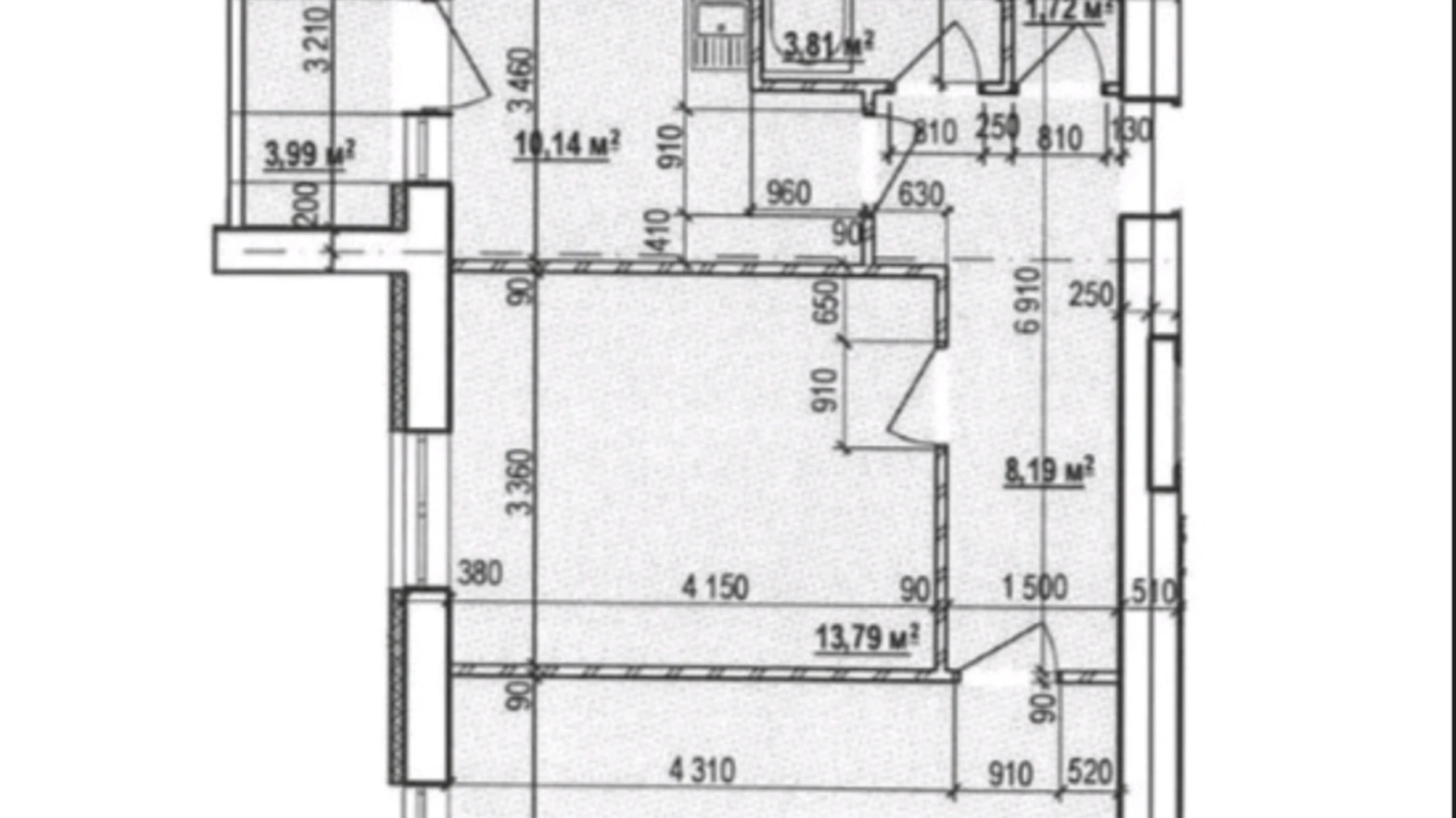 Продается 2-комнатная квартира 57.7 кв. м в Харькове, ул. Мира, 53 - фото 2