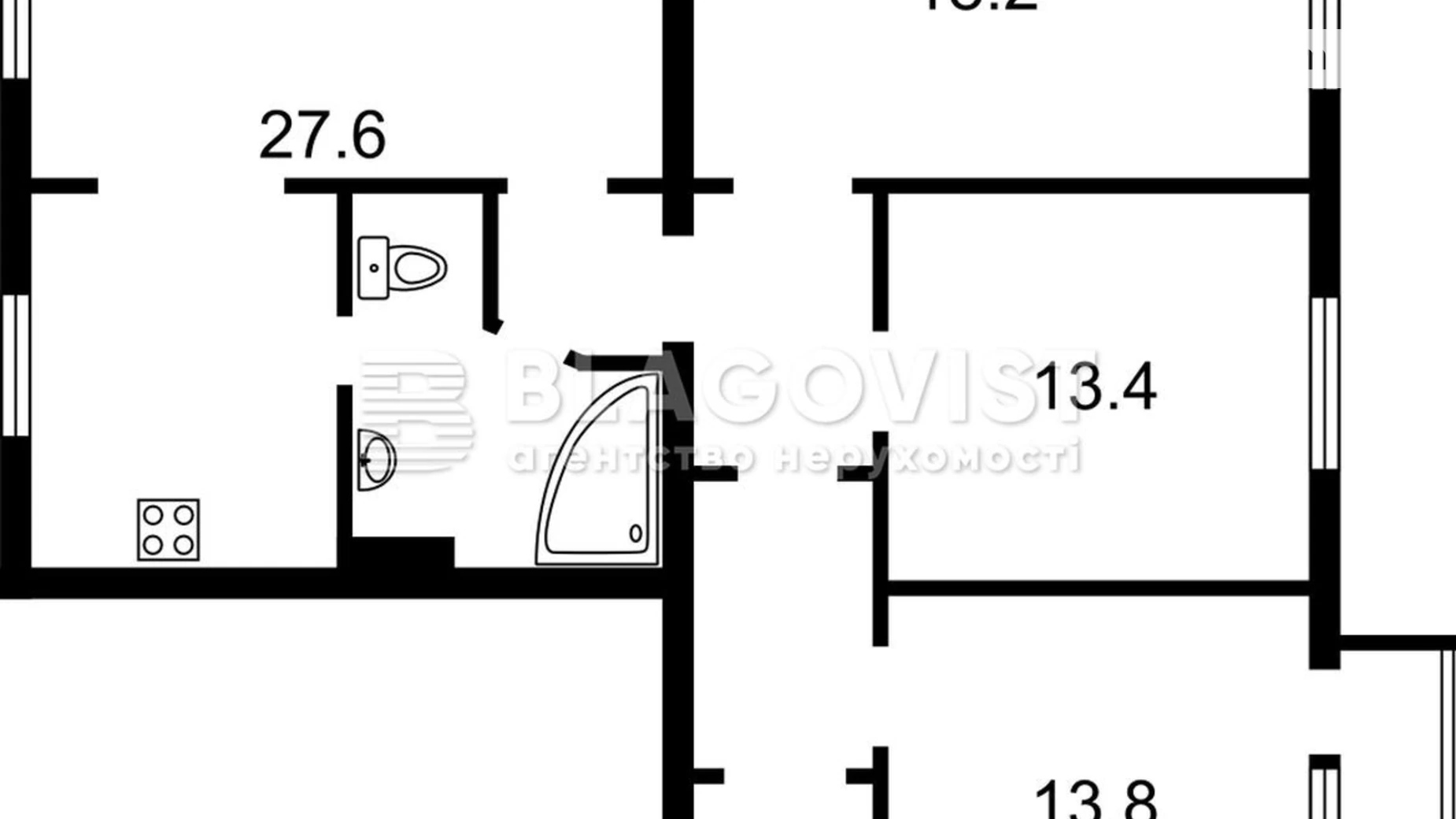 Продается 1-комнатная квартира 41 кв. м в Киеве, ул. Михаила Максимовича, 24Г - фото 2
