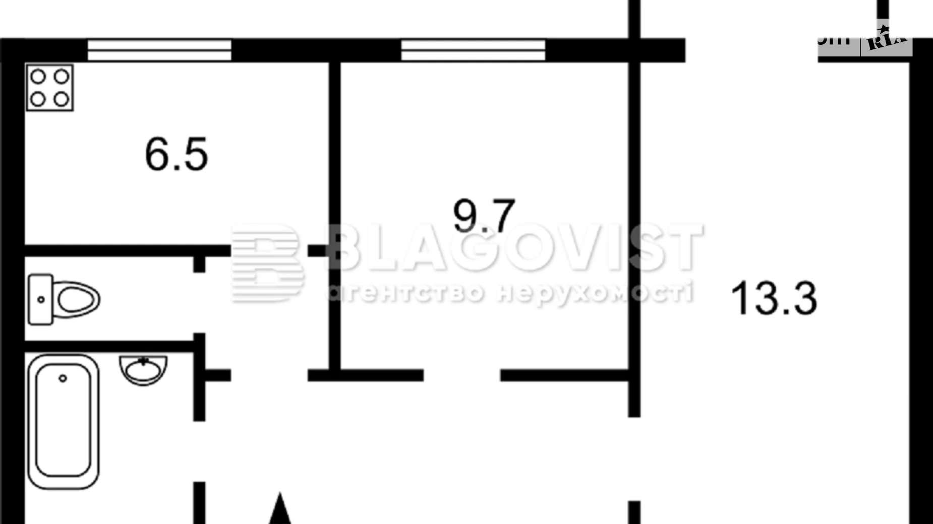 Продается 2-комнатная квартира 42.87 кв. м в Киеве, ул. Щекавицкая, 42 - фото 3
