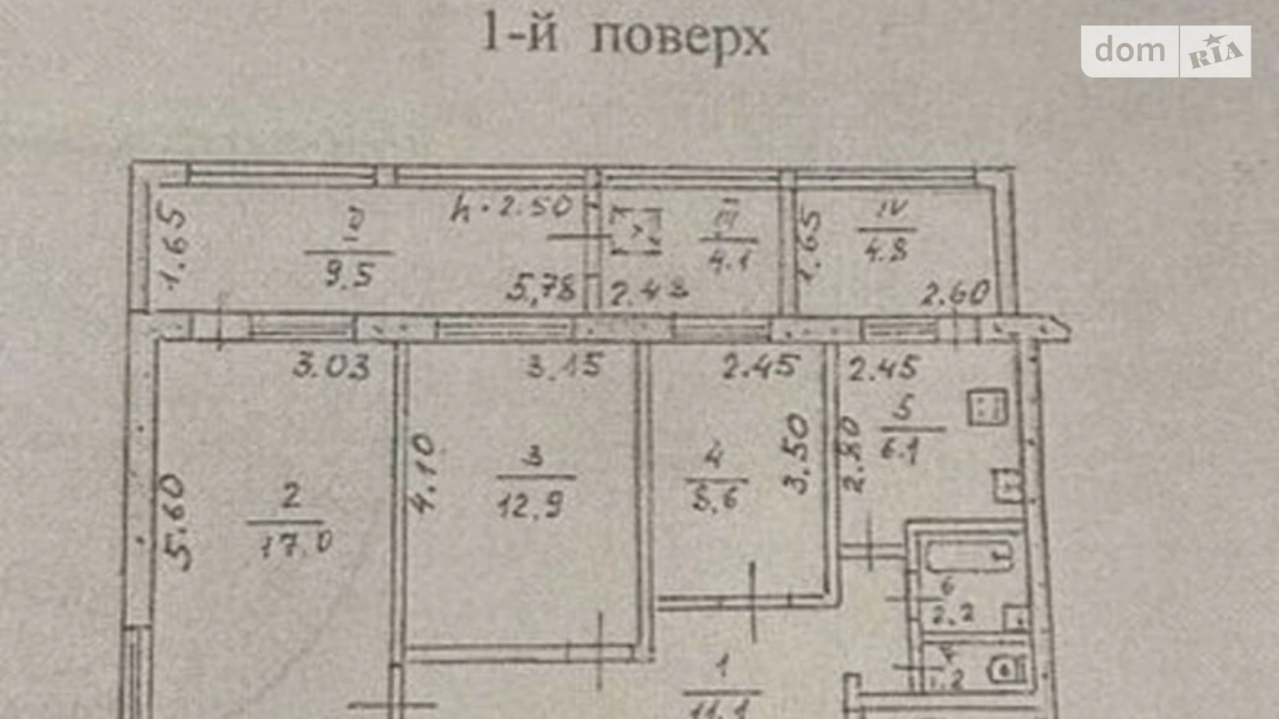 3-комнатная квартира 60 кв. м в, цена: 34500 $ - фото 5