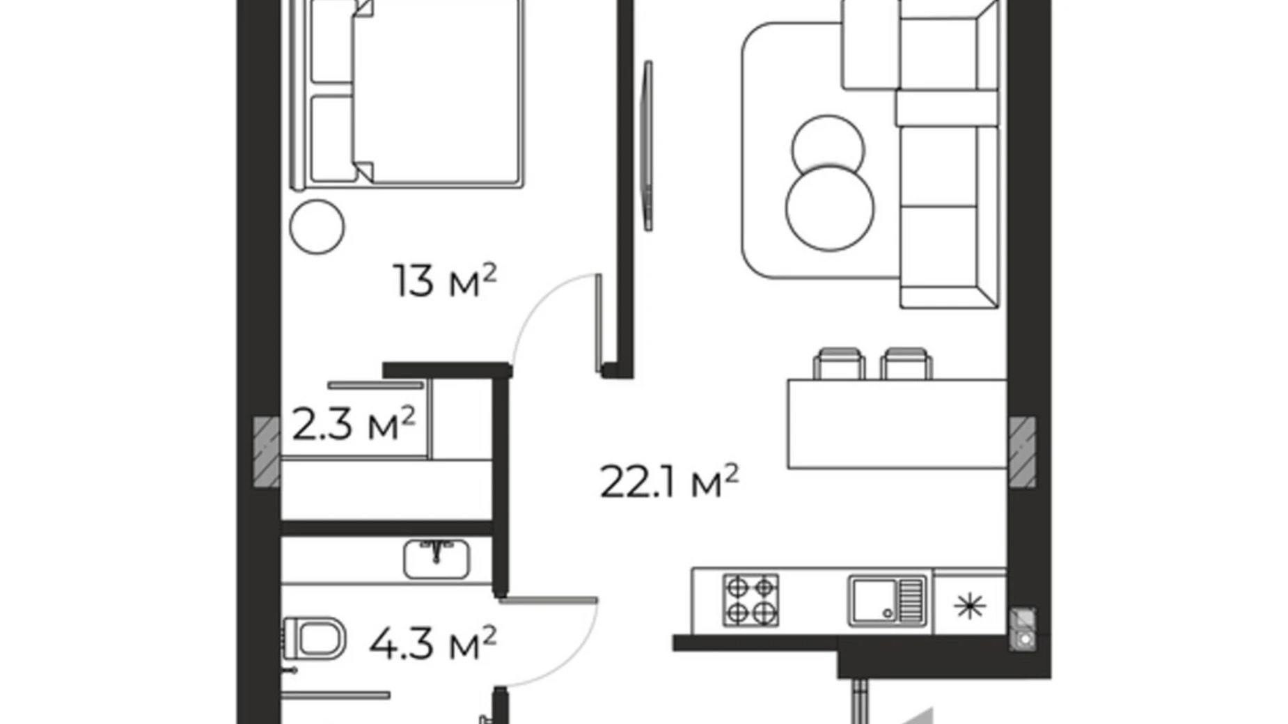 Продається 3-кімнатна квартира 82 кв. м у, цена: 172200 $ - фото 3