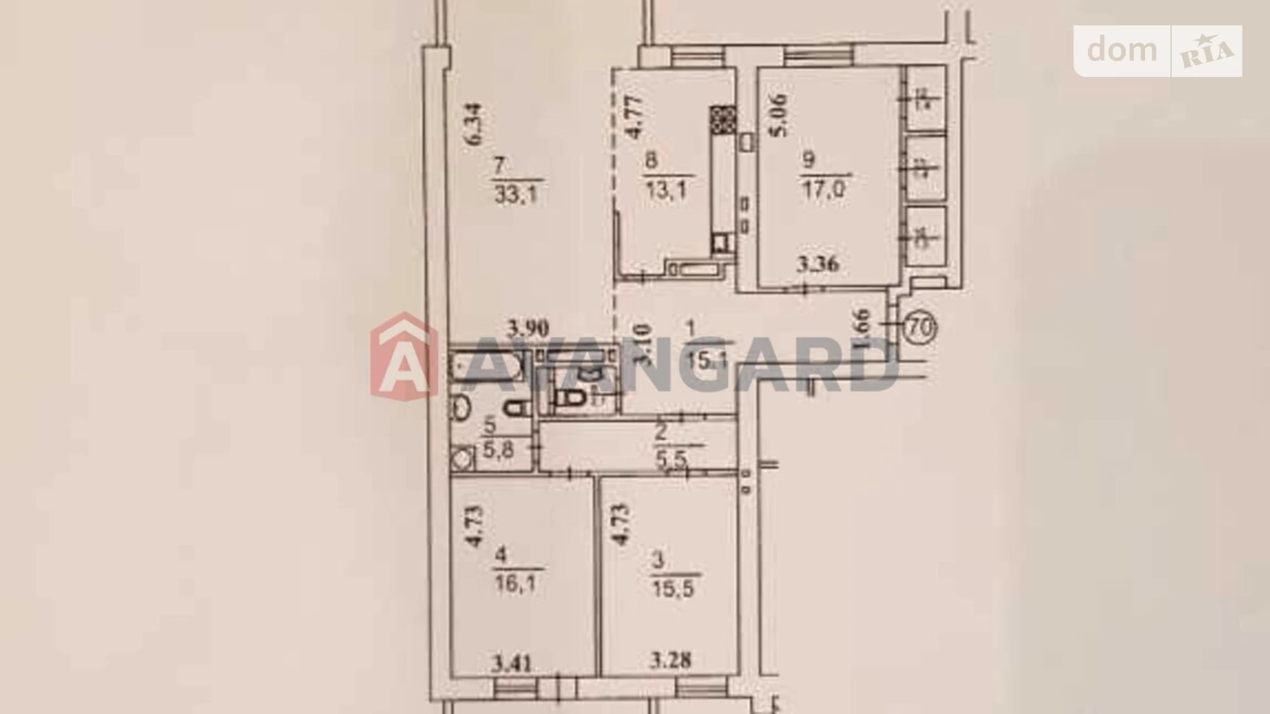 Продается 4-комнатная квартира 133 кв. м в Киеве, ул. Макеевская, 10А - фото 5