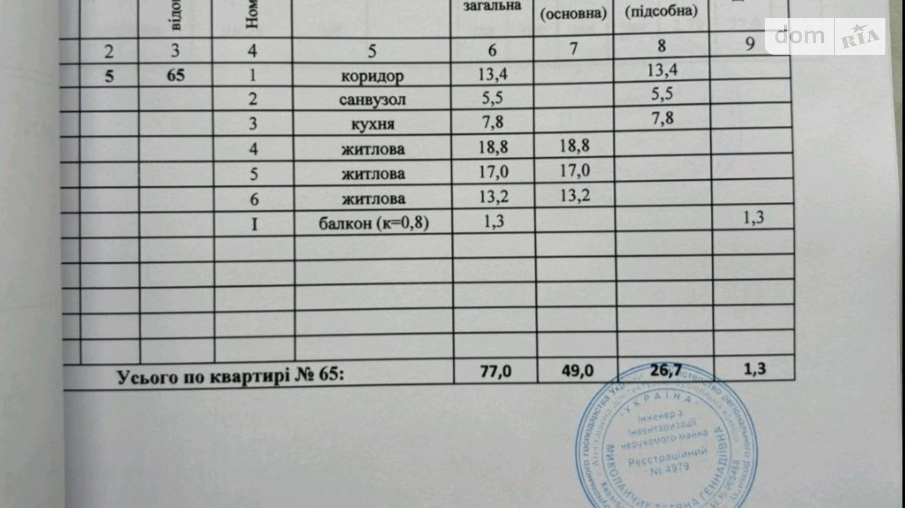 Продається 3-кімнатна квартира 77 кв. м у Києві, просп. Повітряних Сил(Повітрофлотський), 50/2 - фото 4