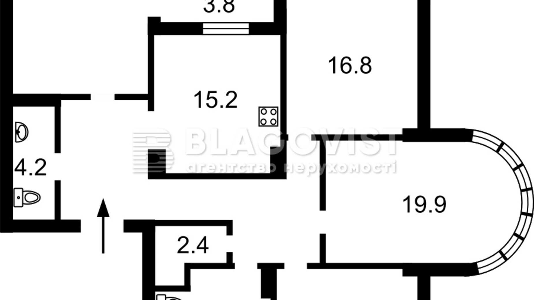 Продается 4-комнатная квартира 137 кв. м в Киеве, ул. Дмитриевская, 69 - фото 2