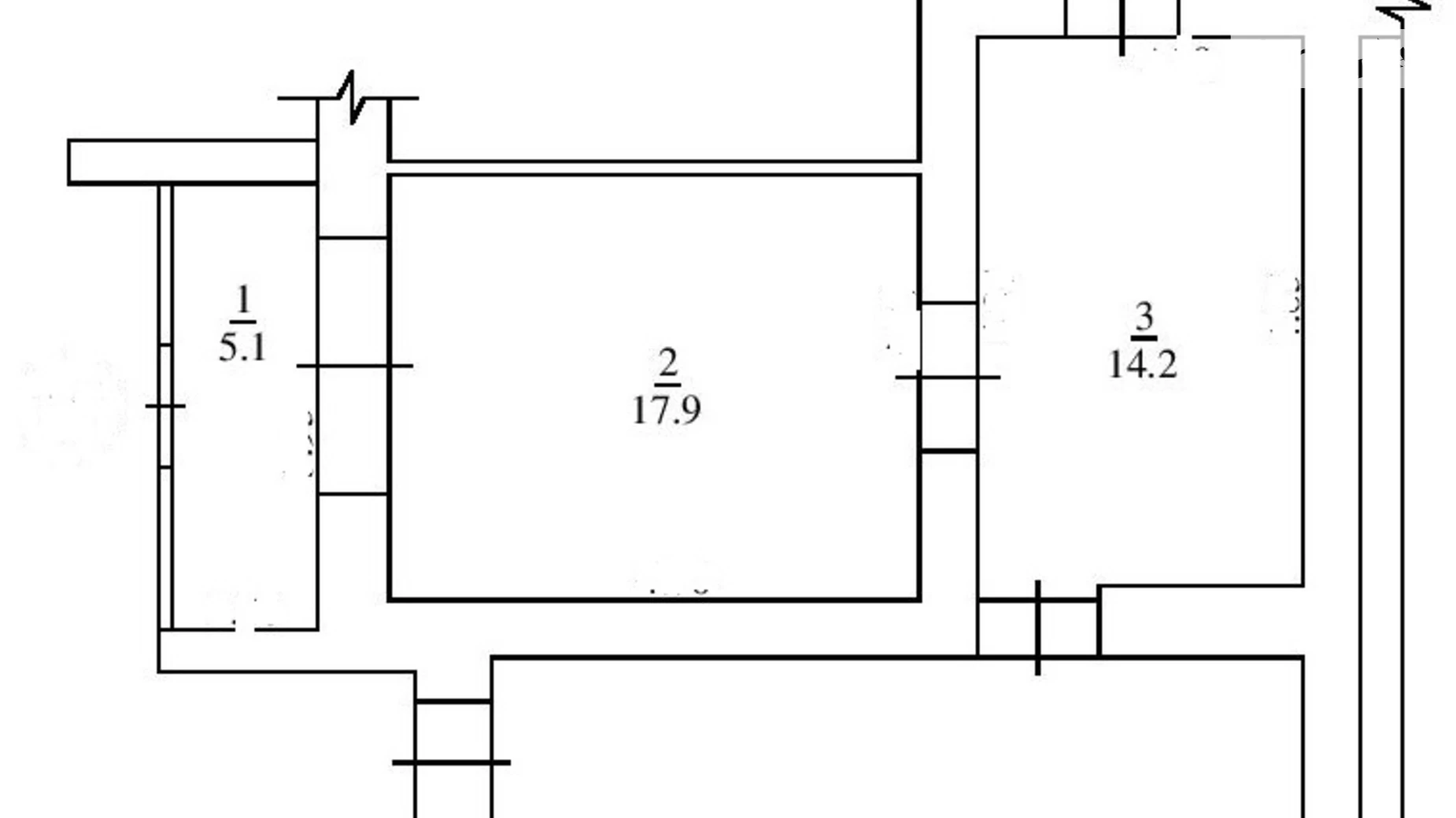 Здається в оренду приміщення вільного призначення 86.1 кв. м в 10-поверховій будівлі, цена: 17000 грн - фото 2