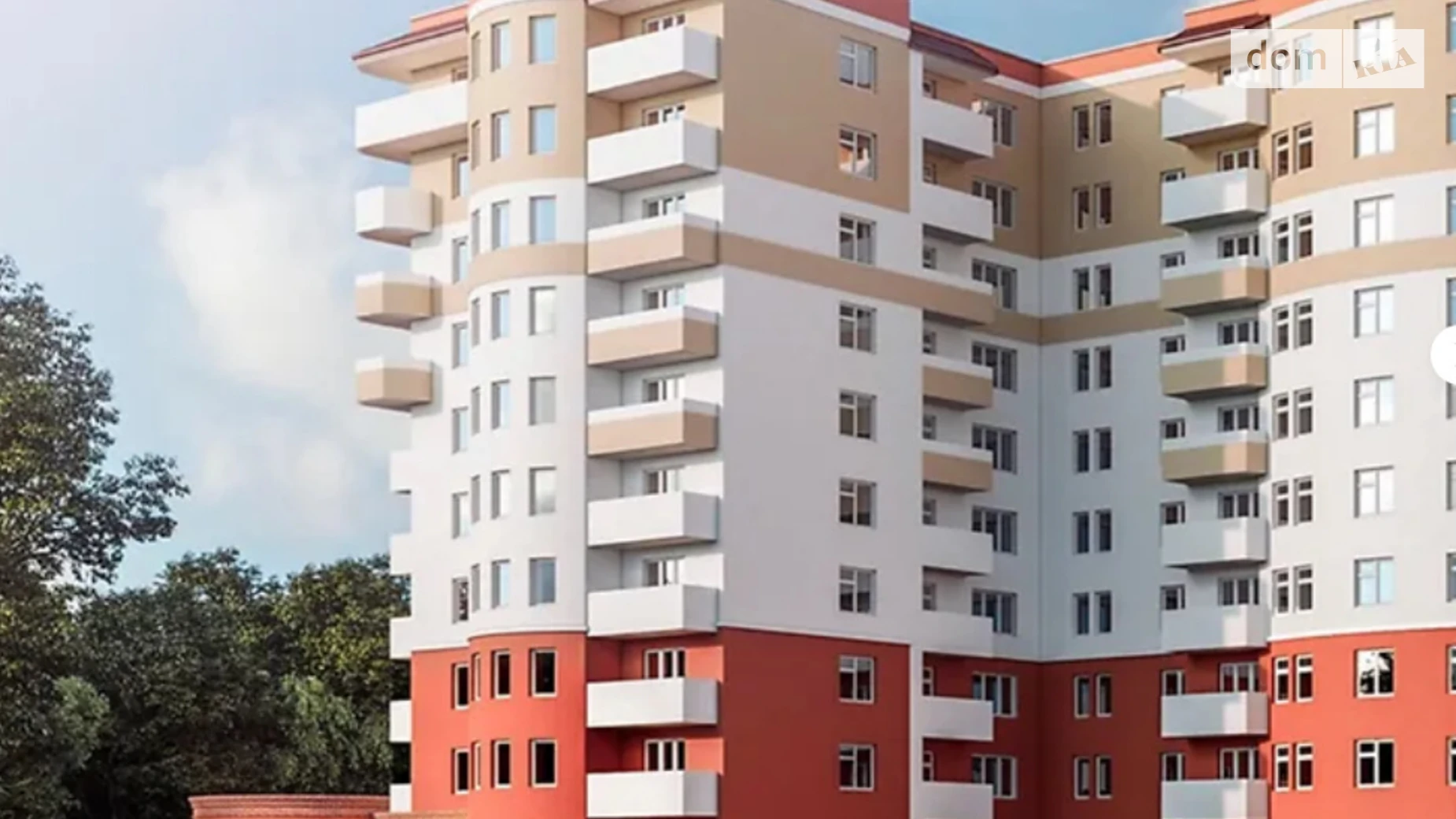 1-комнатная квартира 42 кв. м в Тернополе, ул. Владимира Великого - фото 2