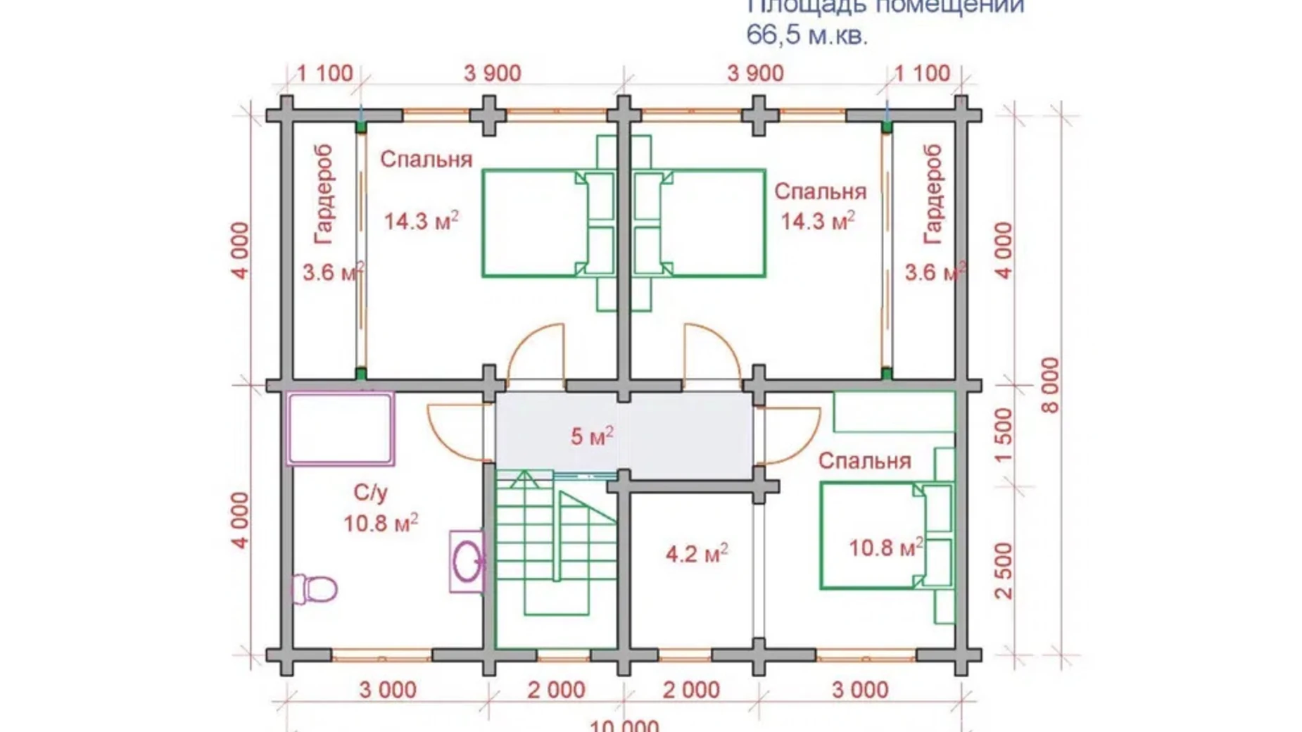 Продается дом на 2 этажа 160 кв. м с садом, цена: 230000 $ - фото 2
