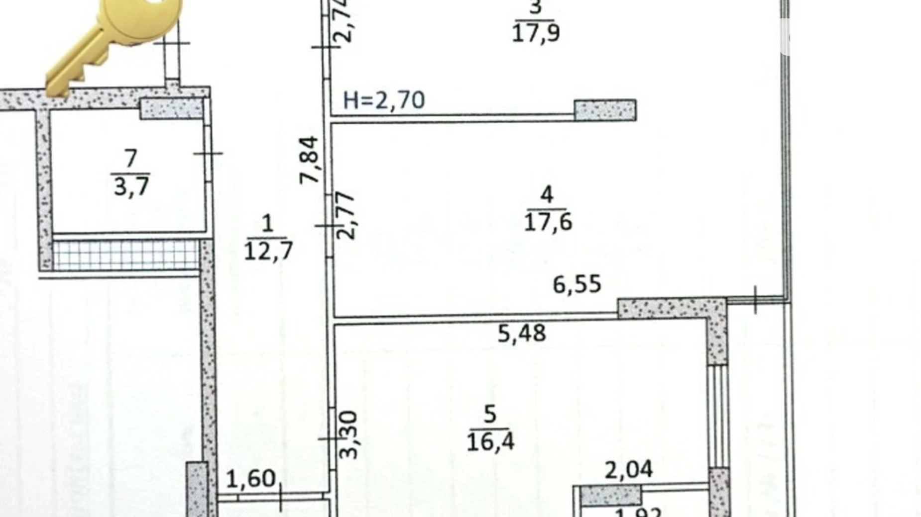 3-комнатная квартира 103.9 кв. м в Тернополе, ул. Мира - фото 4