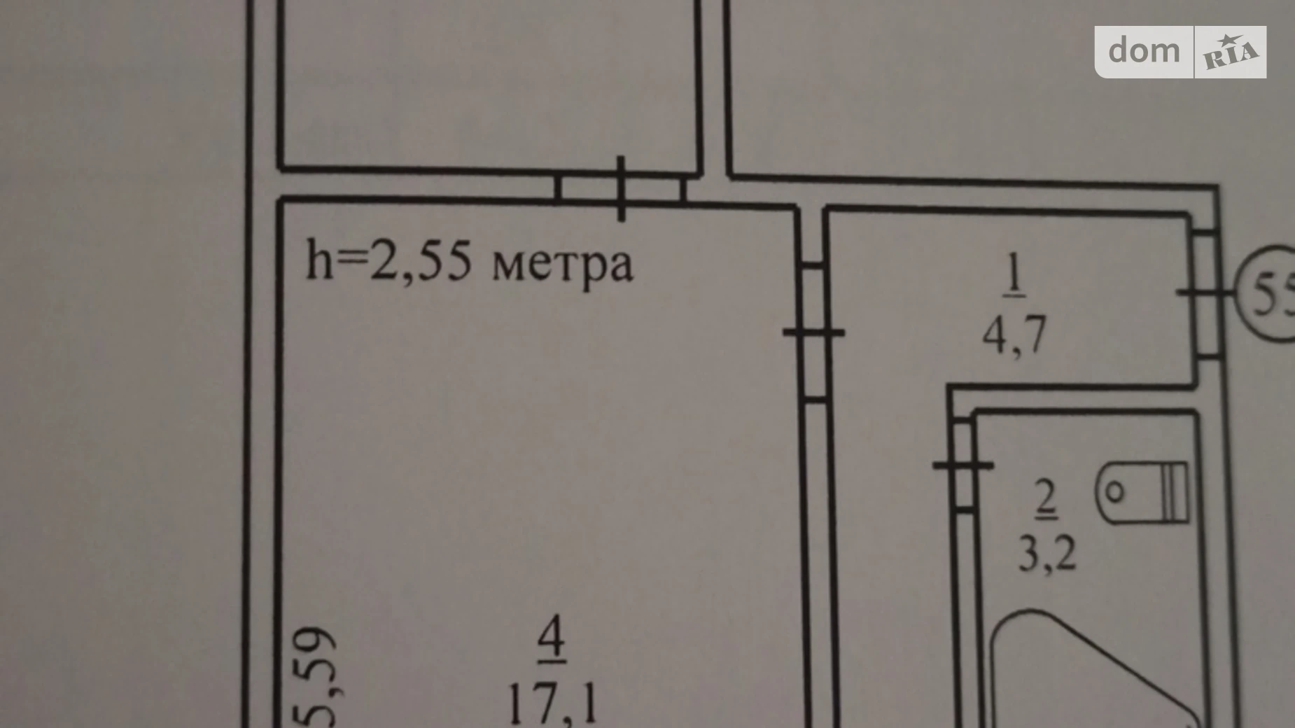 Продається 2-кімнатна квартира 45 кв. м у Кривому Розі, вул. Салтиківська(Мануїльського) - фото 2