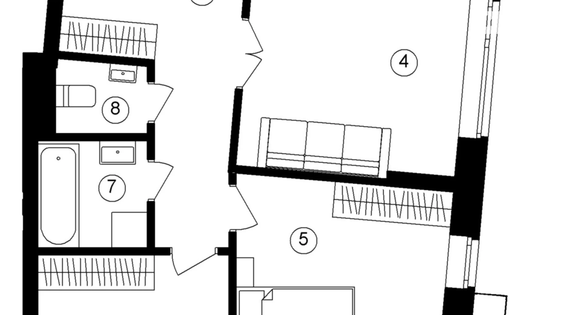 Продається 2-кімнатна квартира 88.7 кв. м у Вишневому, вул. Паркова, 40 - фото 2