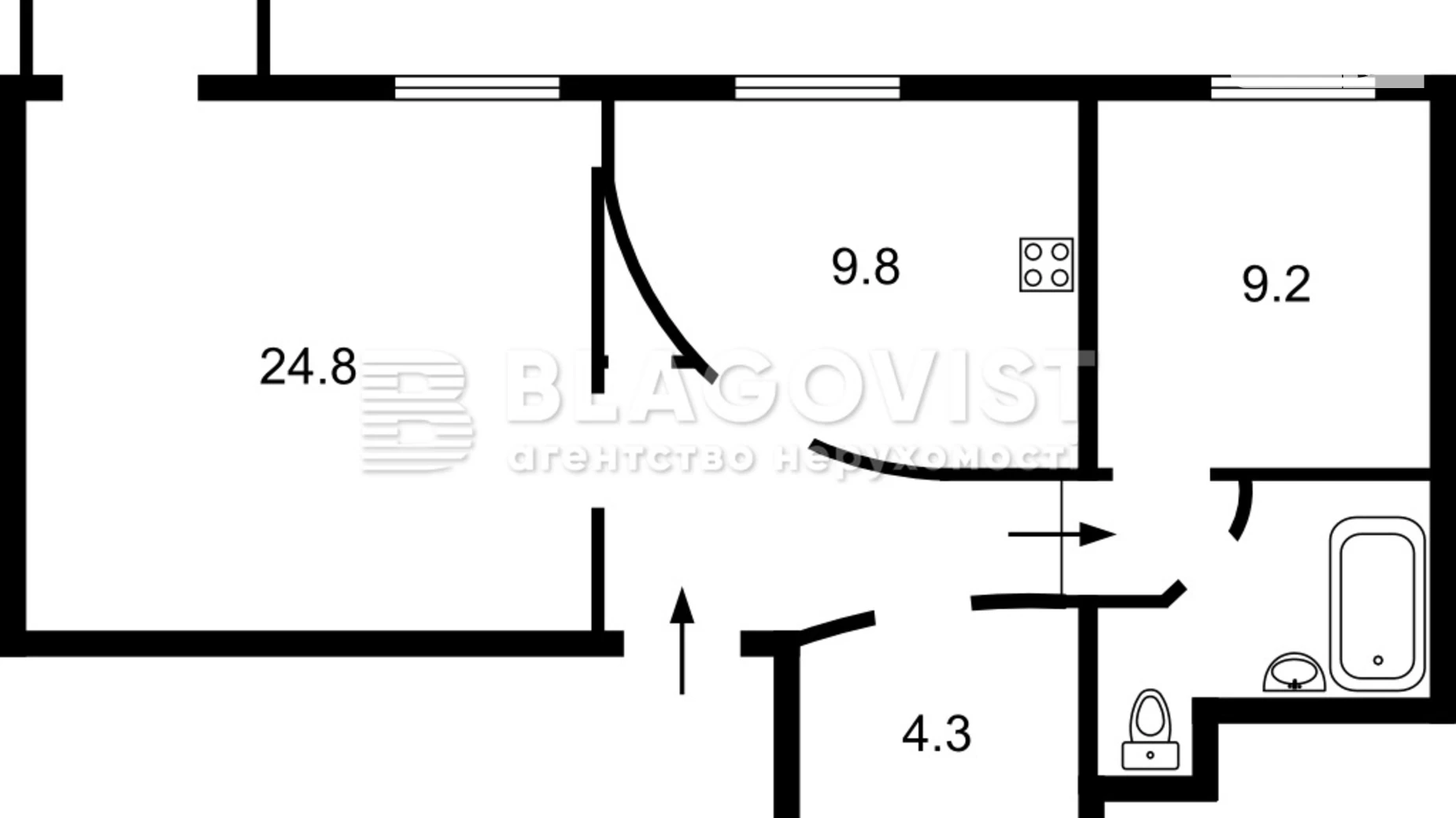 Продается 2-комнатная квартира 62 кв. м в Киеве, ул. Сечевых Стрельцов(Артема), 40/1 - фото 2