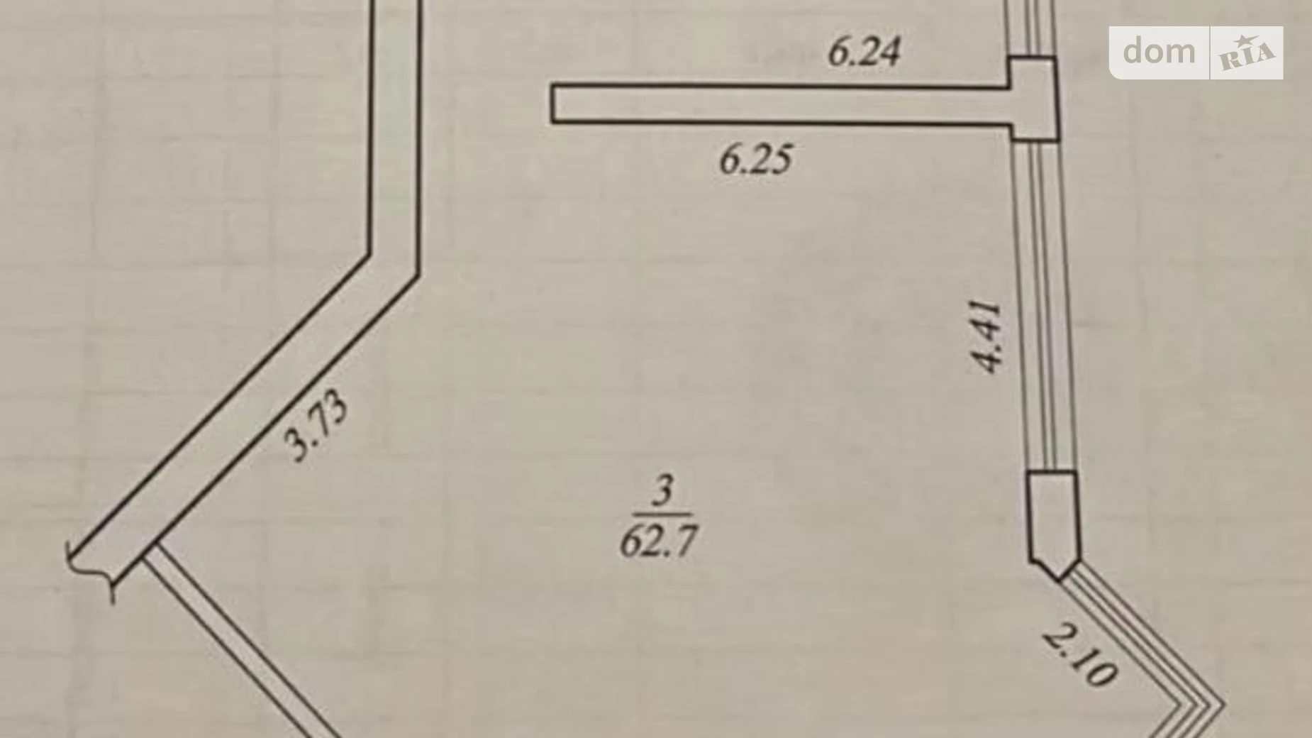 Продається 1-кімнатна квартира 106.2 кв. м у Дніпрі, вул. Луговська - фото 2