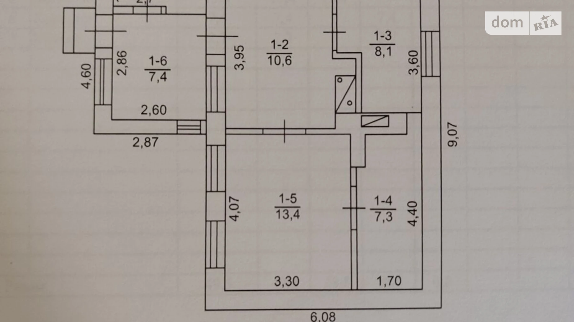 Продается одноэтажный дом 49.5 кв. м с садом, цена: 23000 $ - фото 5